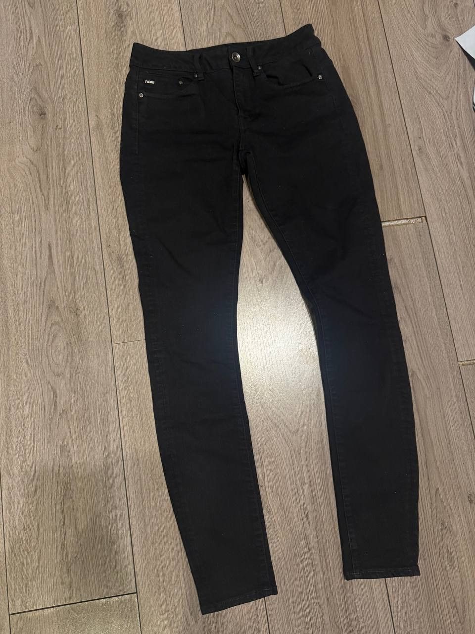 G-Star Women G-star raw jeans 27x32 black Midge zip mid skinny Size 27" / US 4 / IT 40 - 2 Thumbnail