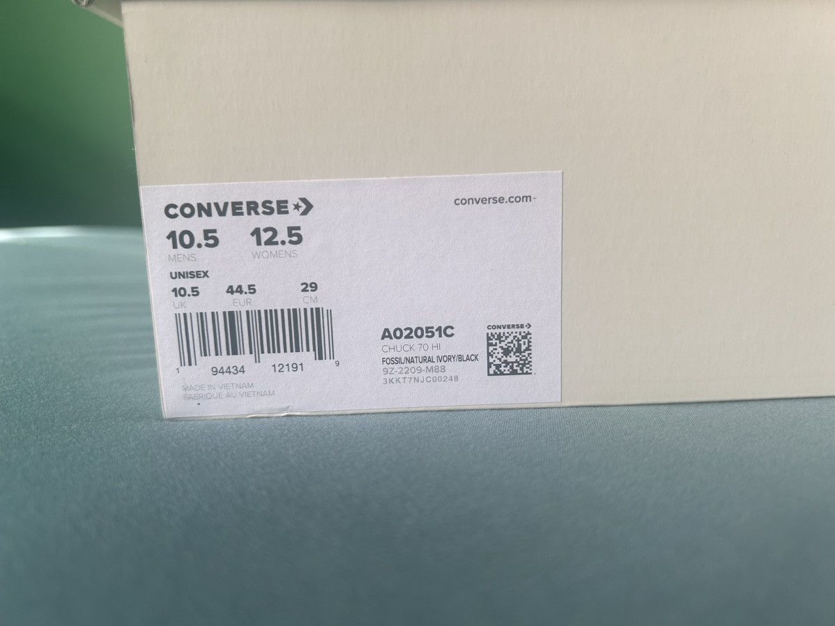 Converse Converse Chuck Taylor Stussy Fossil Pearl 2023 Size US 10.5 / EU 43-44 - 8 Thumbnail