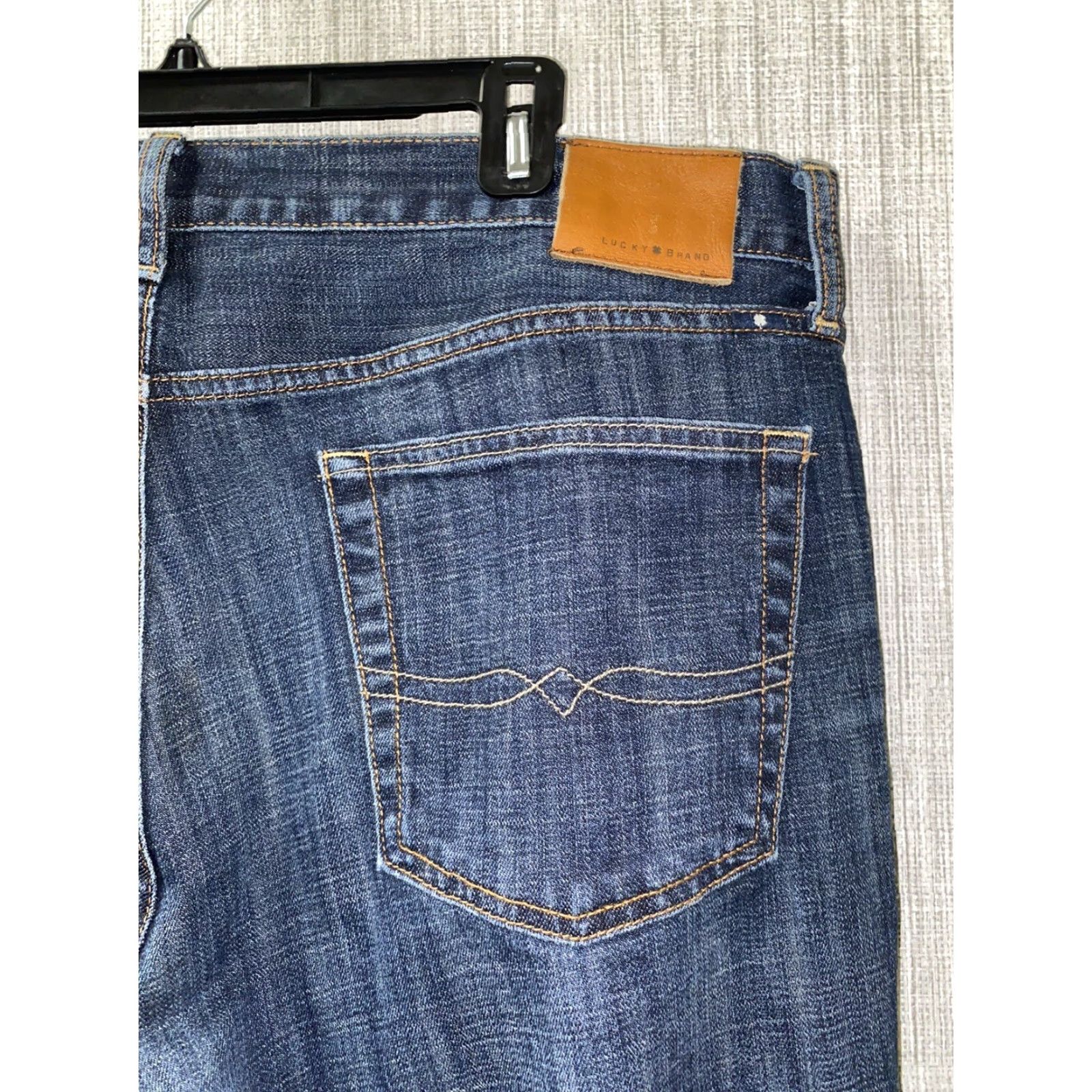 Lucky Brand Lucky Brand Mens Jeans Straight W40xL30 Blue Mens Size US 40 / EU 56 - 4 Thumbnail