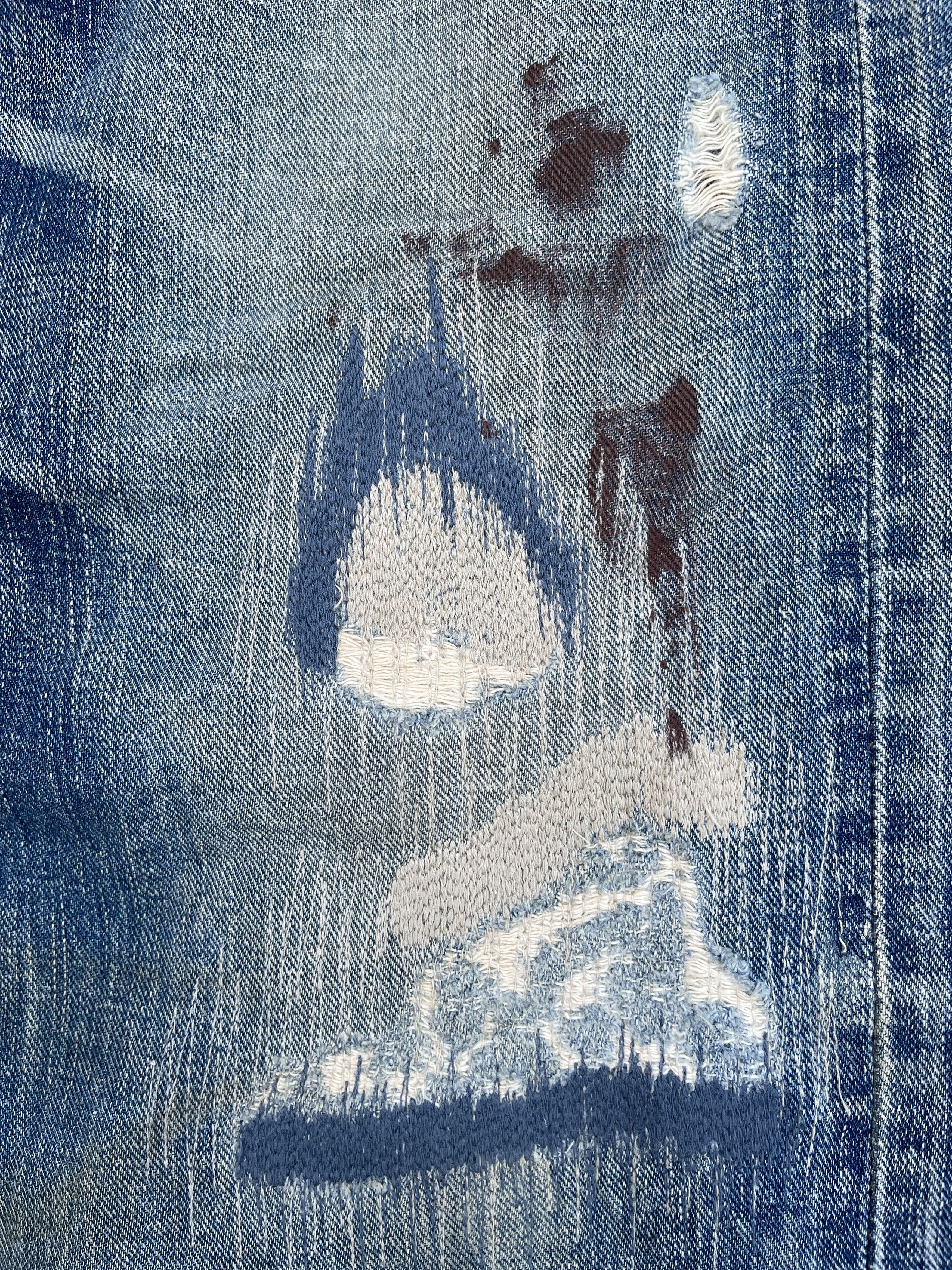 Beauty Beast × Japanese Brand × Johnbull Vintage John bull Distressed Style Denim Jeans Size US 32 / EU 48 - 15 Thumbnail