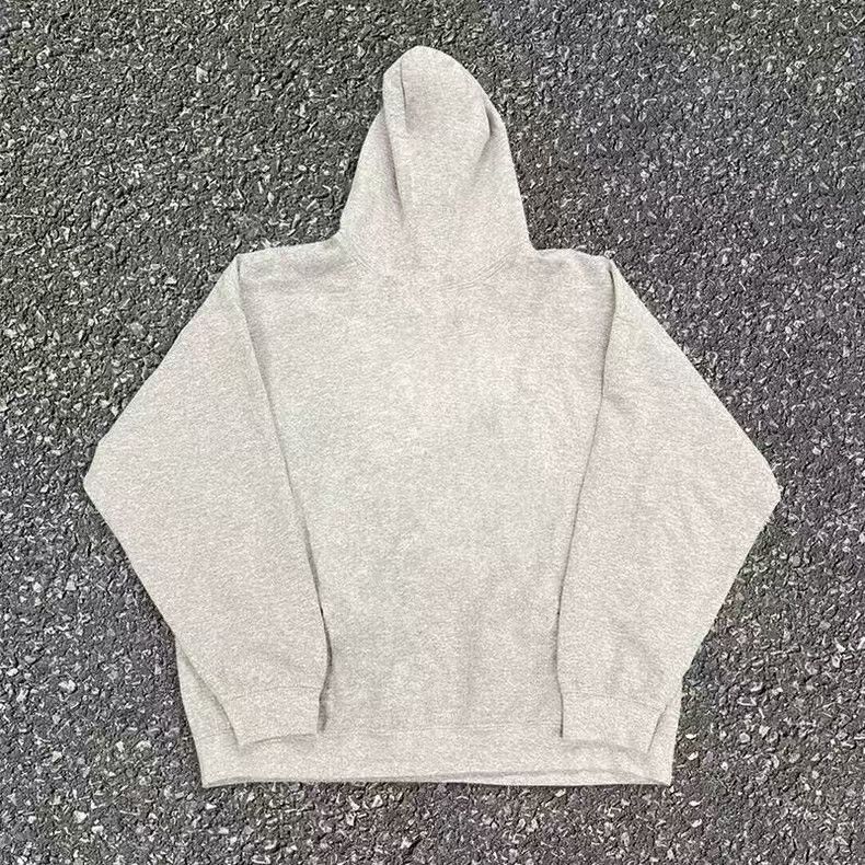 Japanese Brand × Vintage Gray washed retro eye print hoodie y2k Size US L / EU 52-54 / 3 - 2 Thumbnail