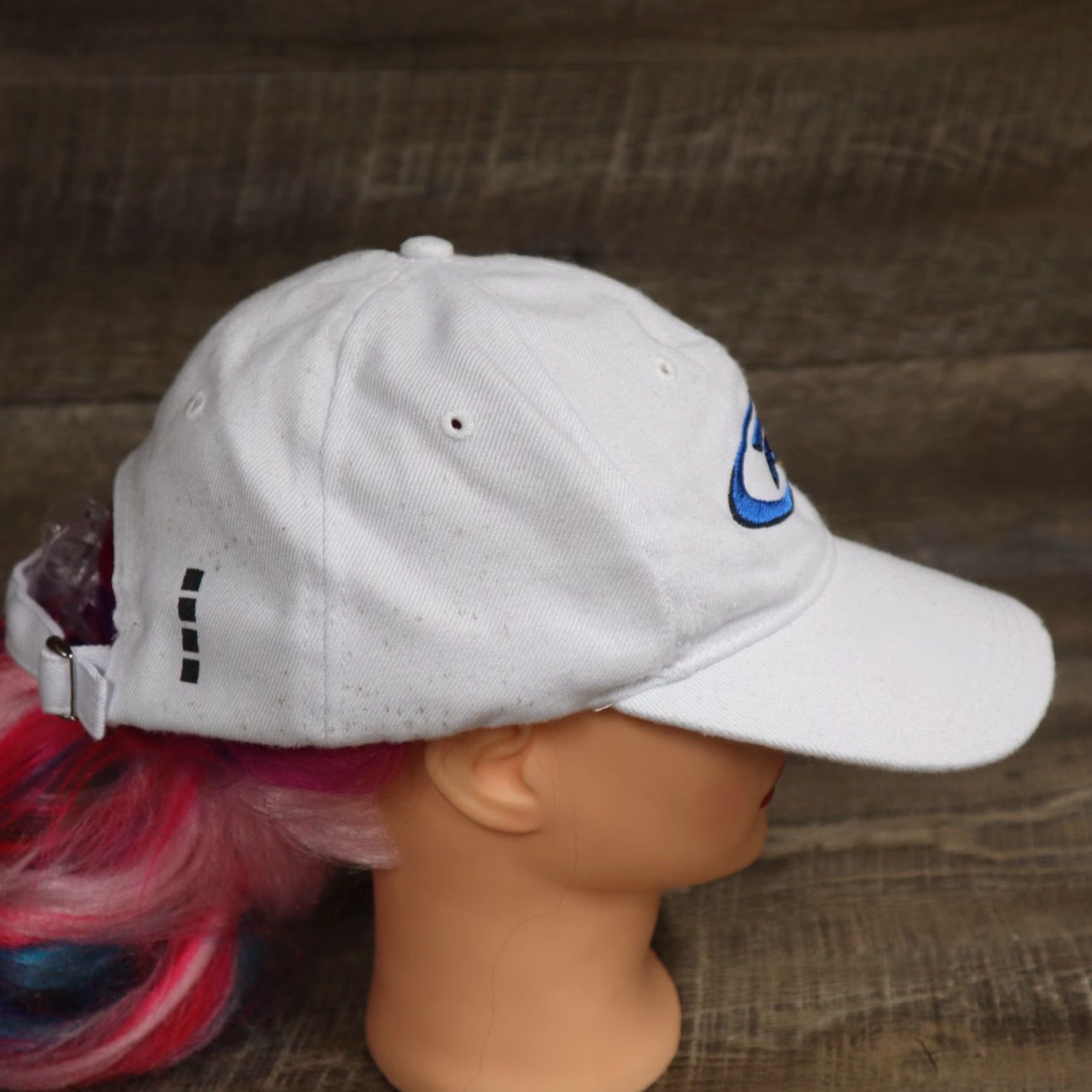 Vintage Ingersoll Hat Baseball Cap White Blue Logo Adjustable Adult Size ONE SIZE - 2 Thumbnail
