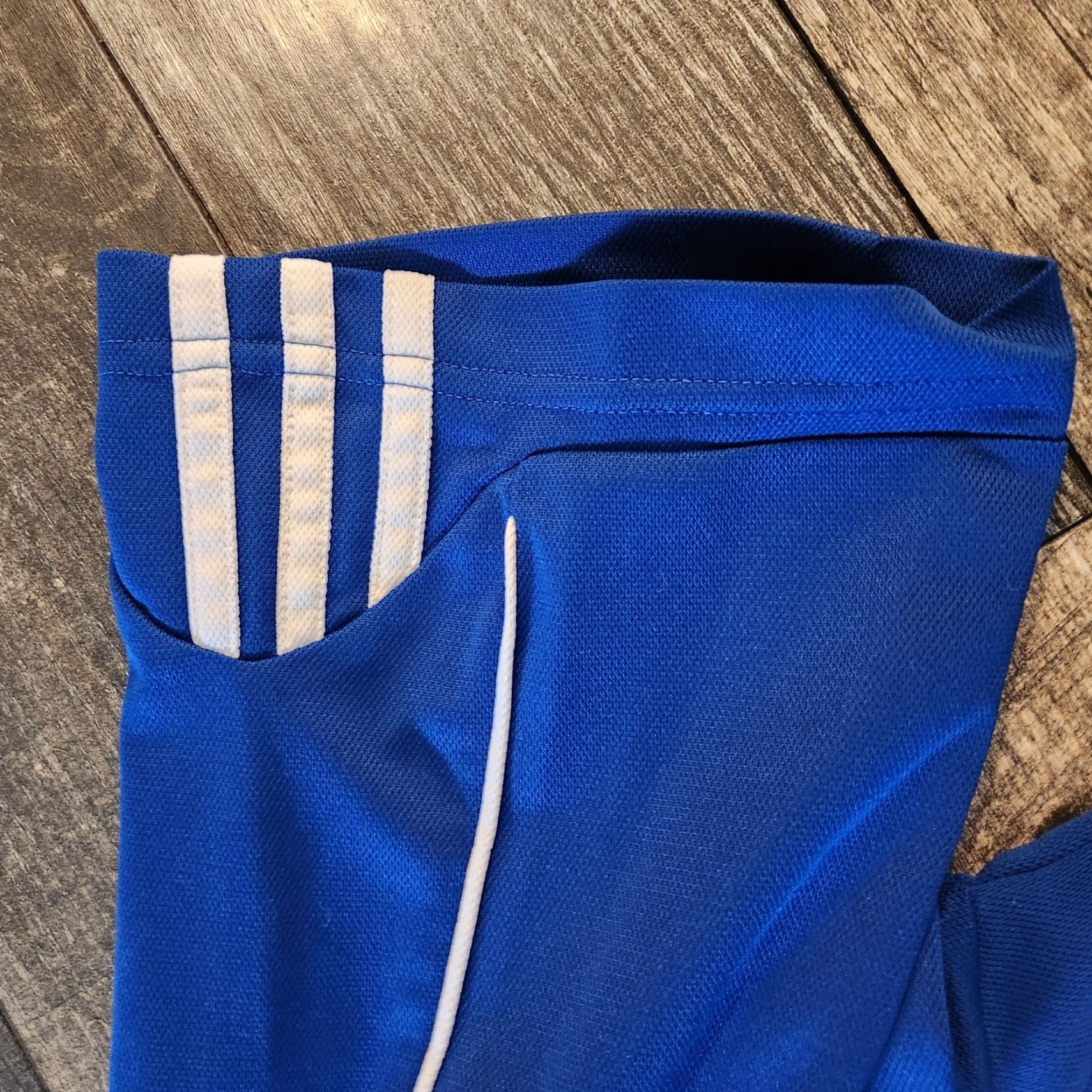Adidas Adidas Polo Shirt Men Climalite Blue Short Sleeve Golf 3 Stripes L Large Regular Sized Size US L / EU 52-54 / 3 - 2 Thumbnail