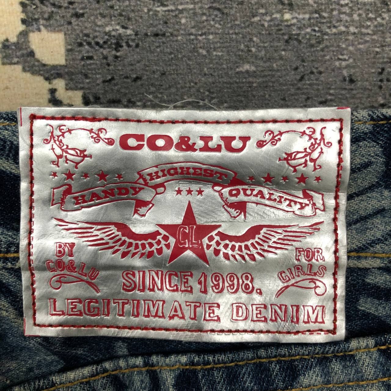 Japanese Brand P443 CO&LU JAPAN FULLPRINT DENIM Size 28" / US 6 / IT 42 - 5 Thumbnail