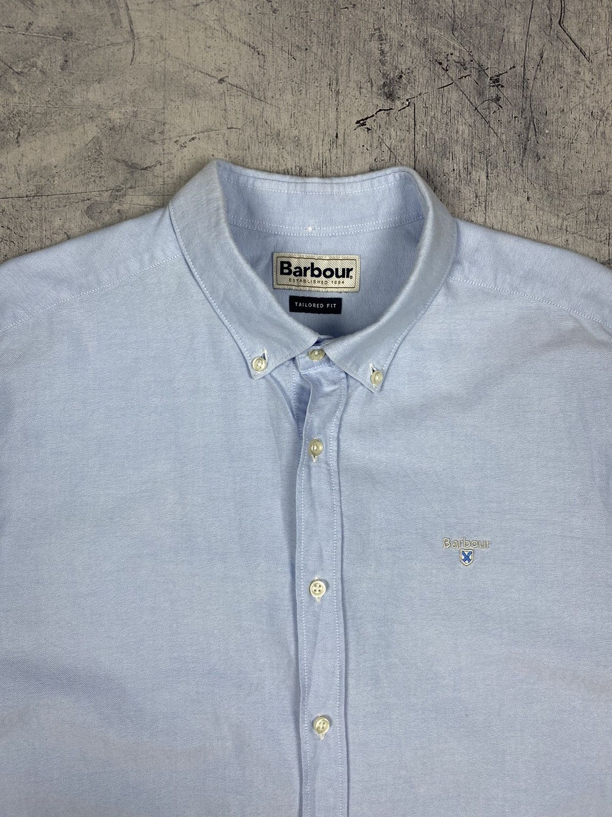 Barbour Vintage Barbour Designer Basic Button Up Shirt Size US L / EU 52-54 / 3 - 5 Thumbnail