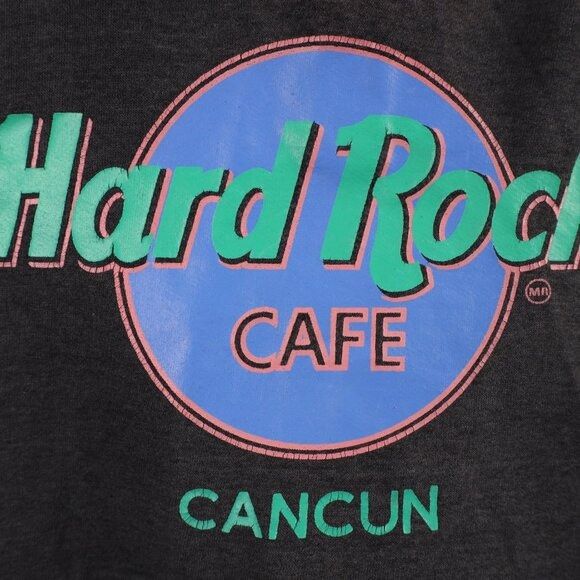 Hard Rock Cafe × Vintage Vintage 90s Hard Rock Cafe Spell Out Cancun Sweatshirt Size US L / EU 52-54 / 3 - 4 Thumbnail