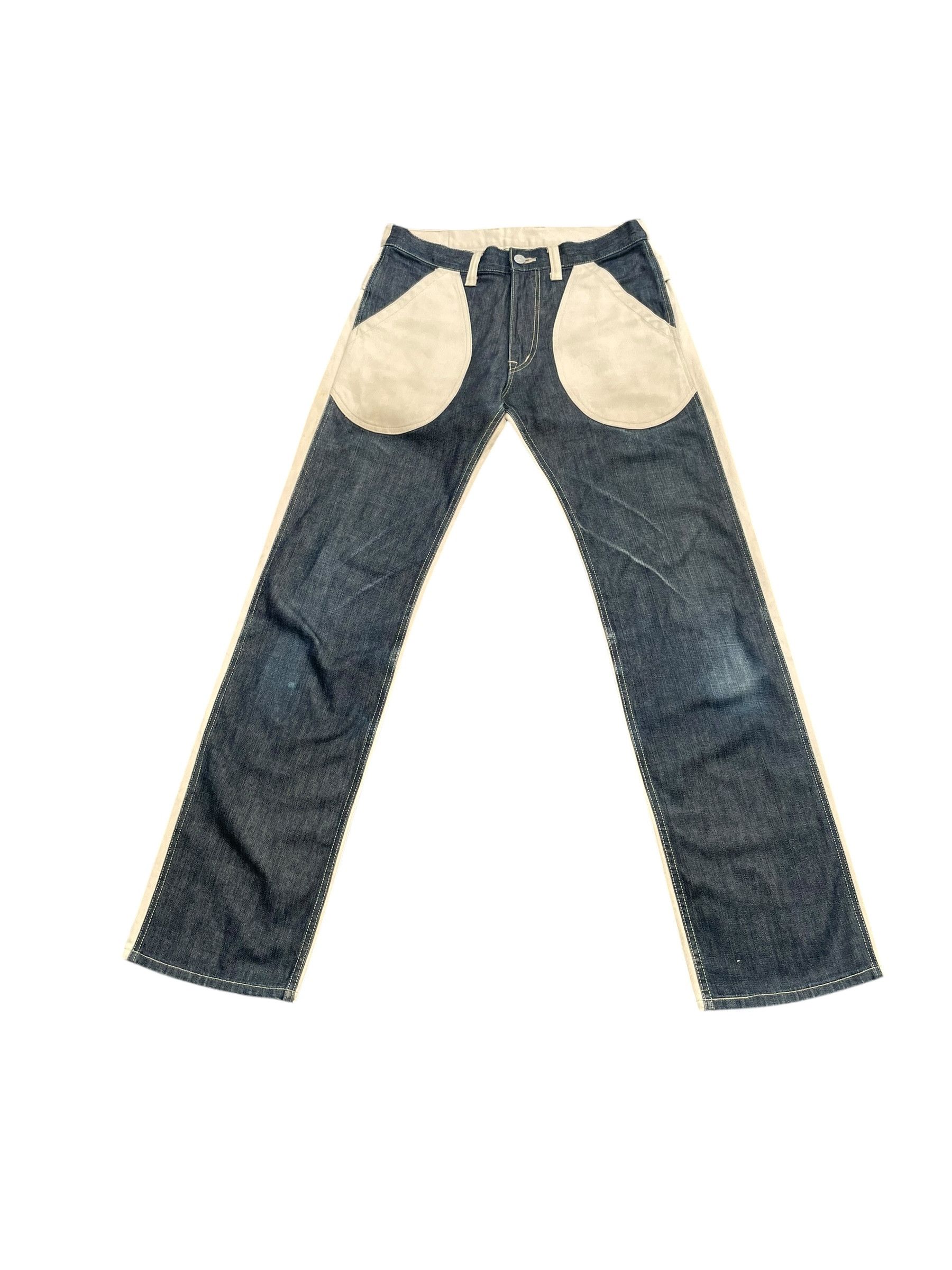 Japanese Brand × KOJIMA GENES Vintage Kojima Genes 2 Tone Denim Size US 32 / EU 48 - 1 Thumbnail