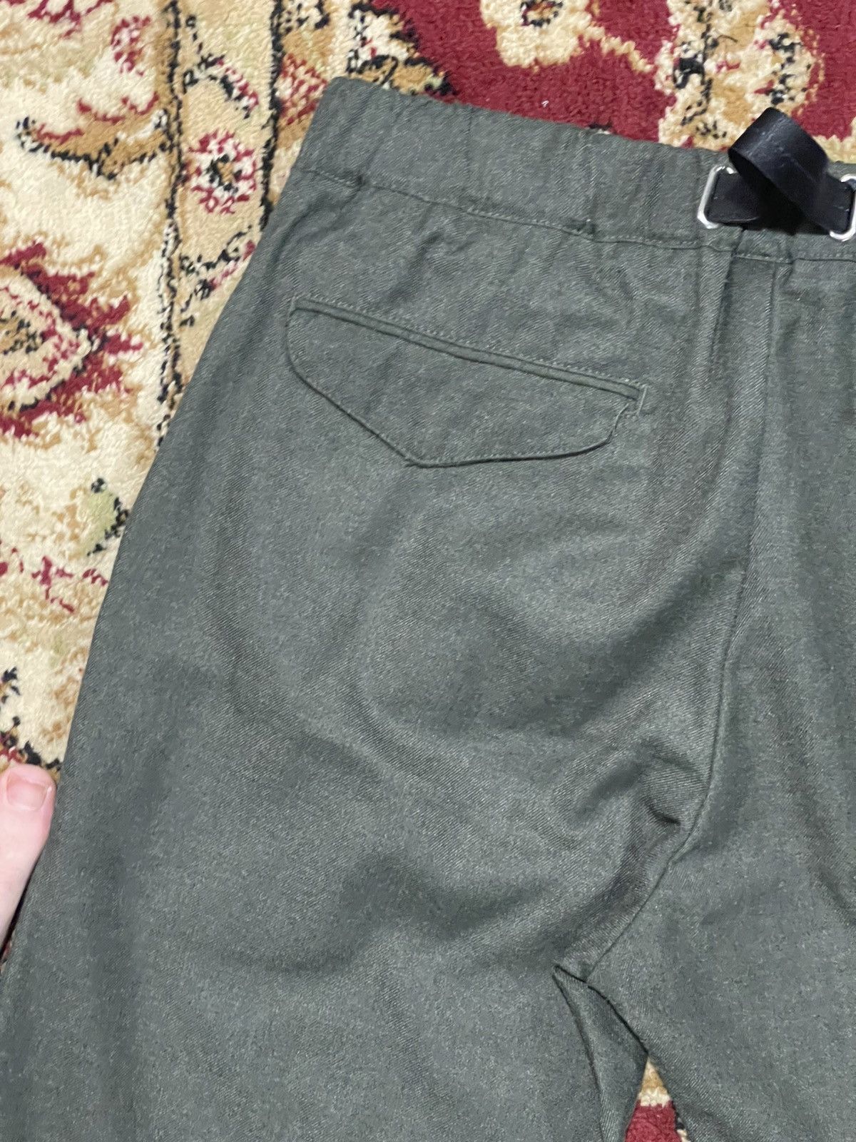 Other Dark Green soft pant made in Italy boutique White Sand Size US 32 / EU 48 - 10 Thumbnail
