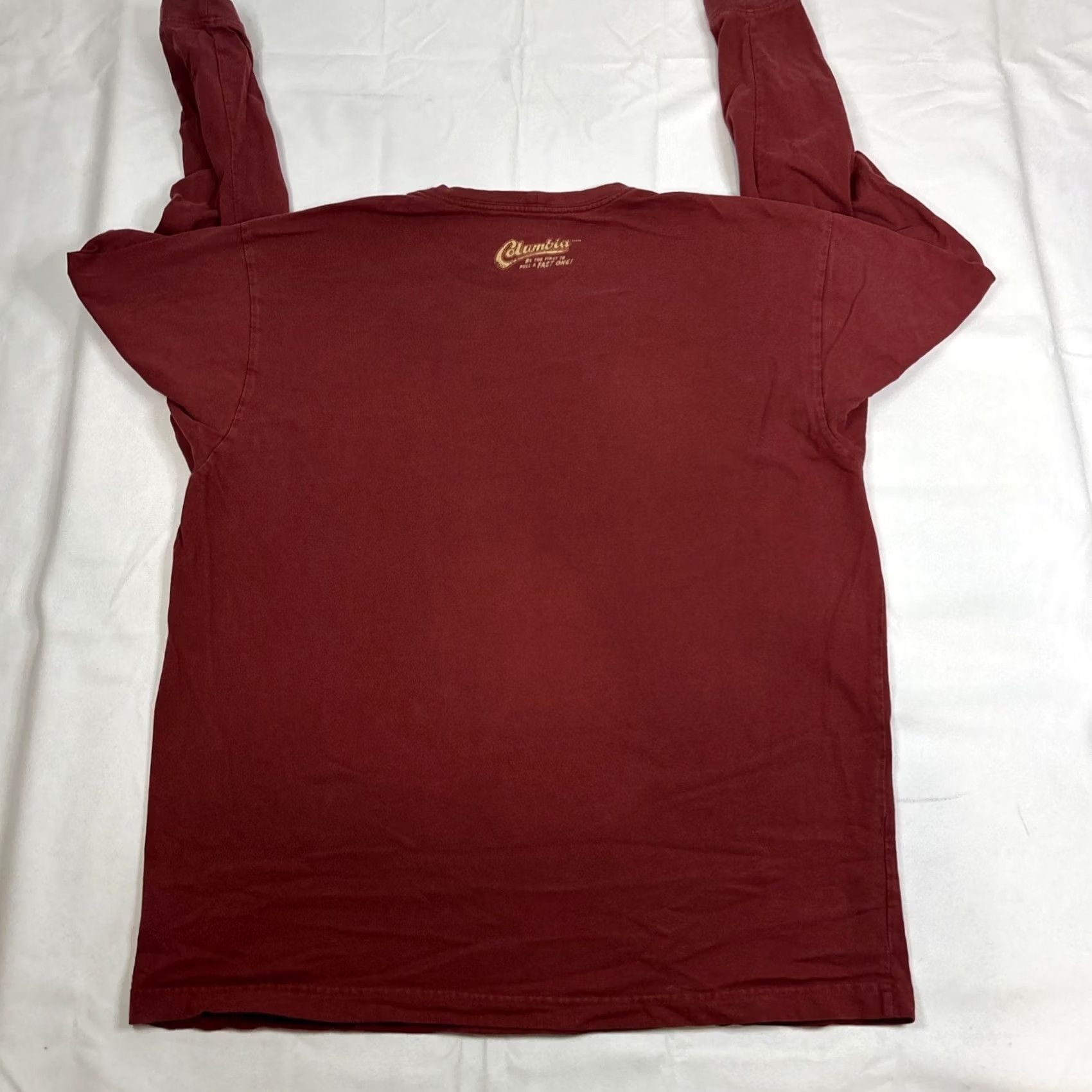 Vintage COL Columbia Long Sleeve T-Shirt XL Red Rocket Sleds Graphic Ski Snow Men Size US XL / EU 56 / 4 - 5 Thumbnail