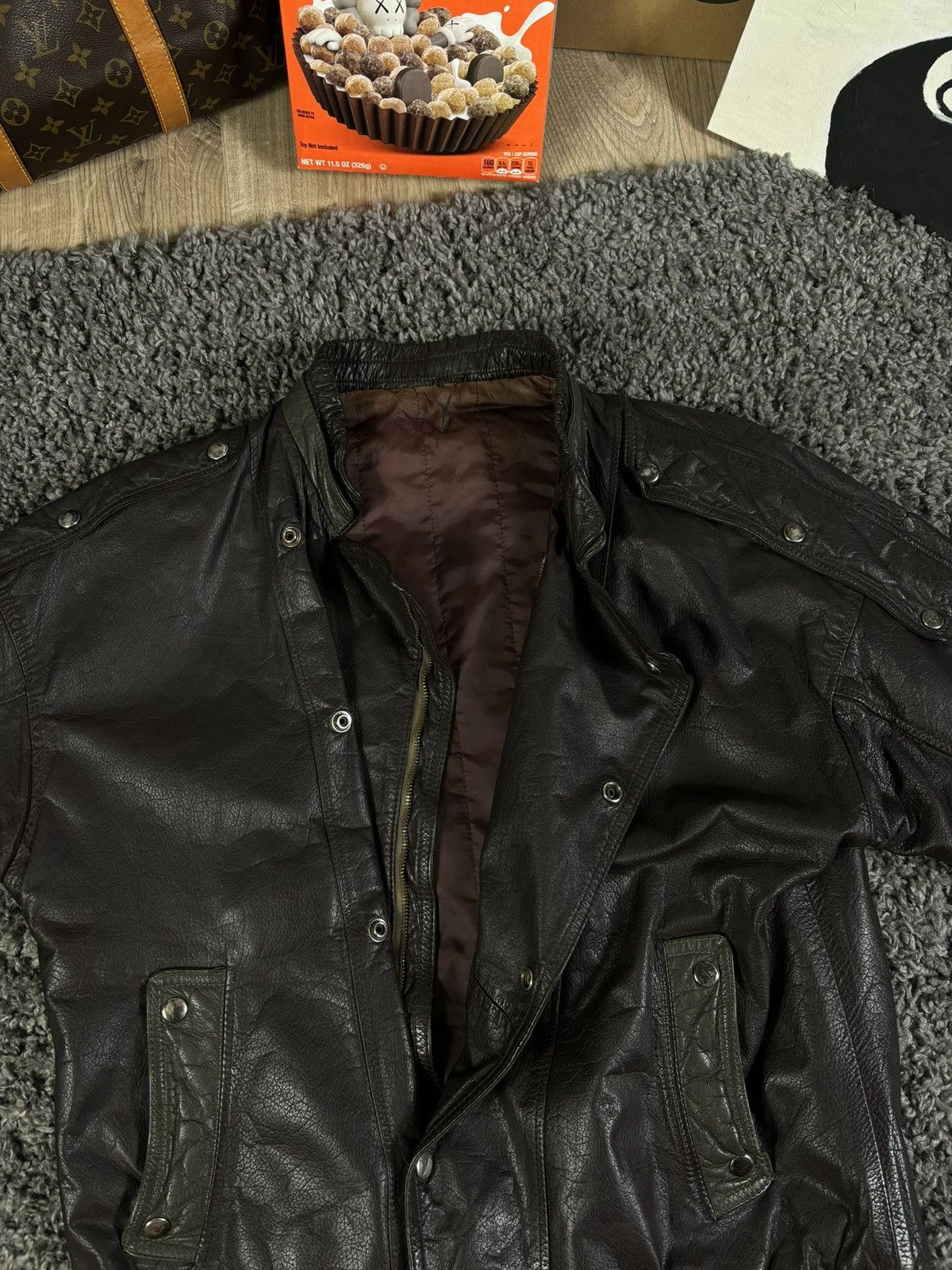 Vintage Vintage Real Leather Asymmetrical Motorcycle Jacket Black Size US L / EU 52-54 / 3 - 7 Thumbnail