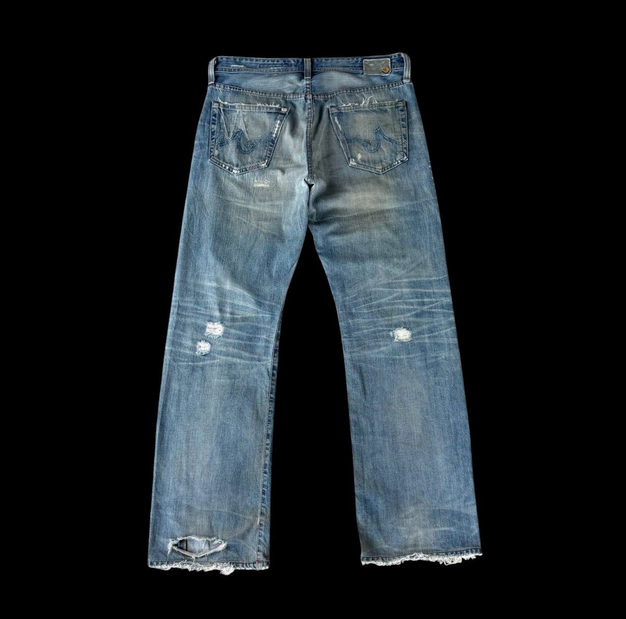 AG Adriano Goldschmied Vintage AG Adriano Goldschmied CampaignLoose Distressed Jean Size US 32 / EU 48 - 4 Thumbnail