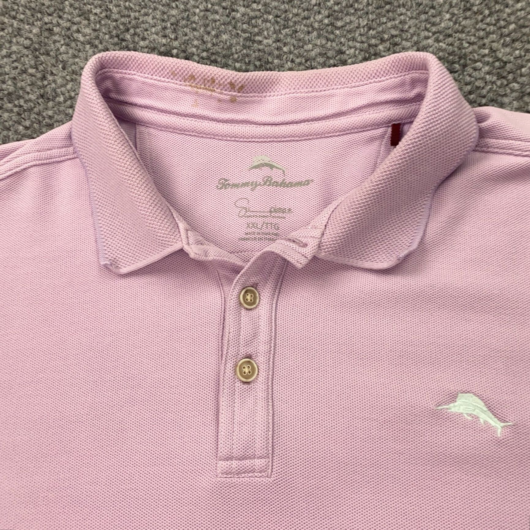 Tommy Bahama Tommy Bahama Polo Shirt Mens 2XL Purple Embroidered Golf Short Sleeve Knit Cotton Polyester Shirt Purple Embroidered Size US XXL / EU 58 / 5 - 3 Thumbnail