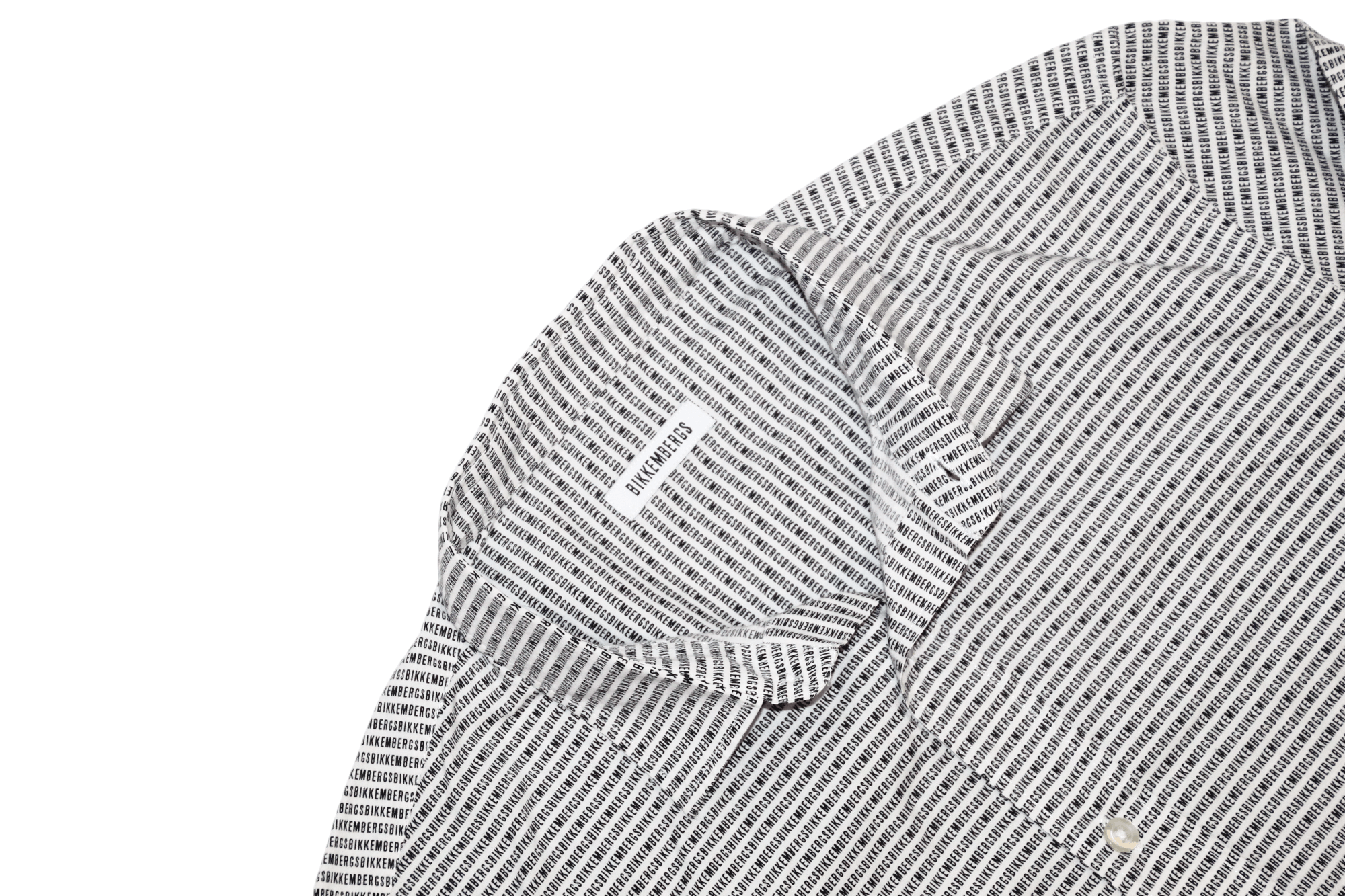 Dirk Bikkembergs Dirk Bikkembergs Slim Fit Monogram Poplin Shirt Size US XS / EU 42 / 0 - 1 Preview