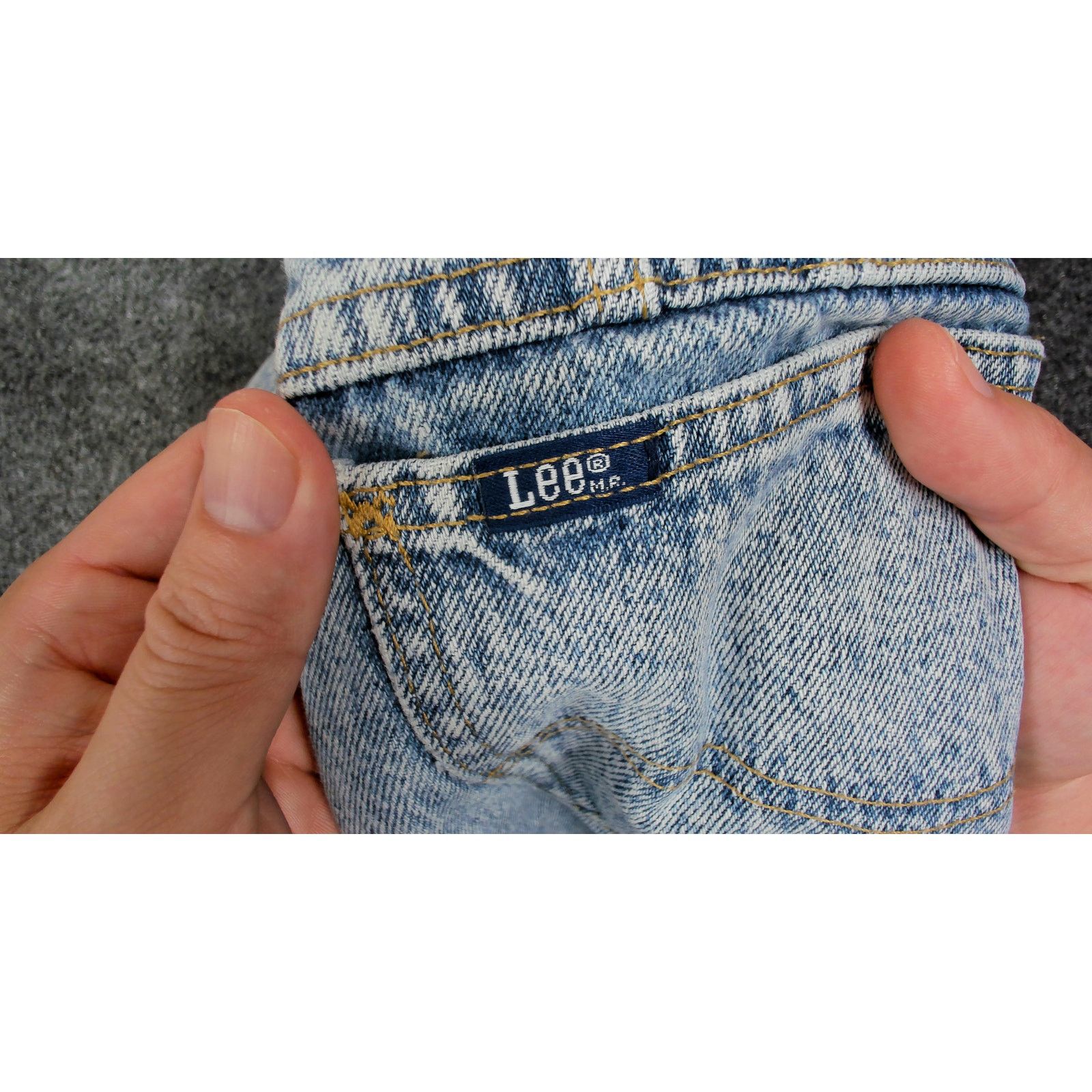 Lee Vintage 80s Lee USA Made Pleated Stonewash Denim Jeans 28x29 Size 28" / US 6 / IT 42 - 11 Thumbnail