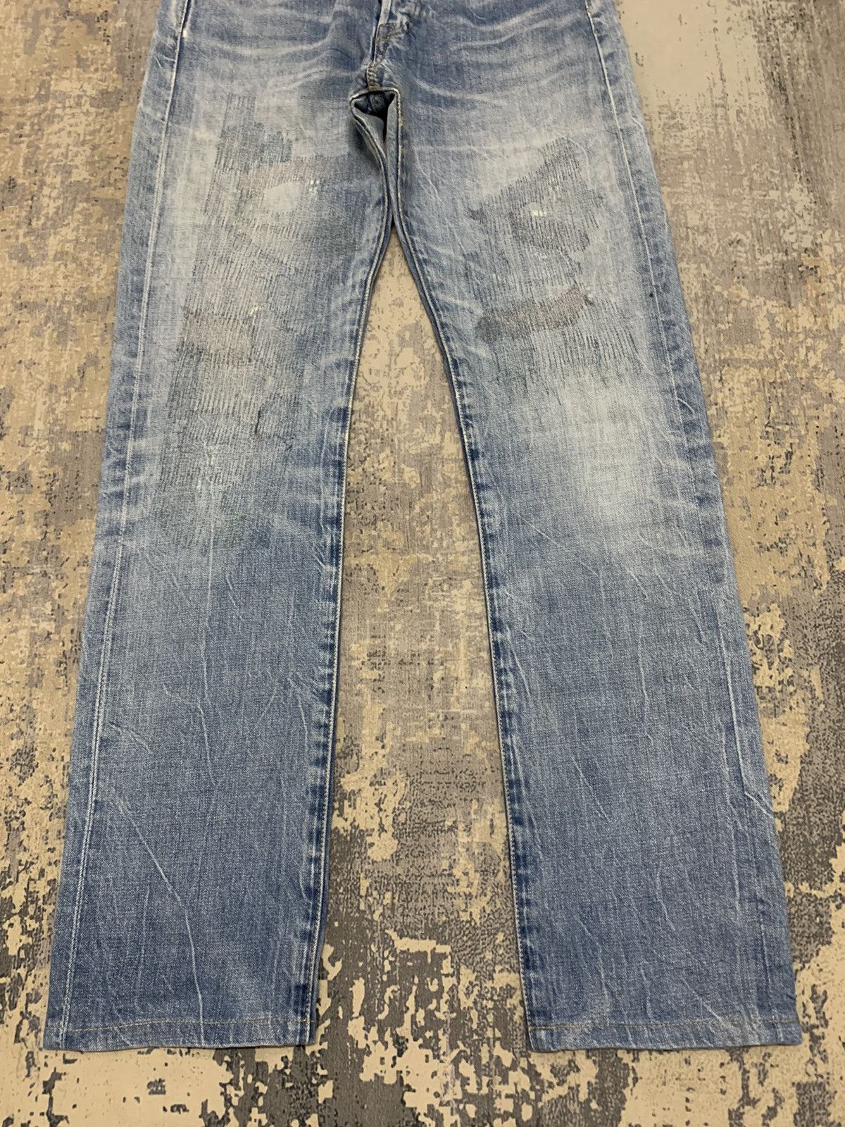 Levi's Vintage Levis 501 Red Line Selvedge Denim Jean 29x30.5 Size US 29 - 4 Thumbnail