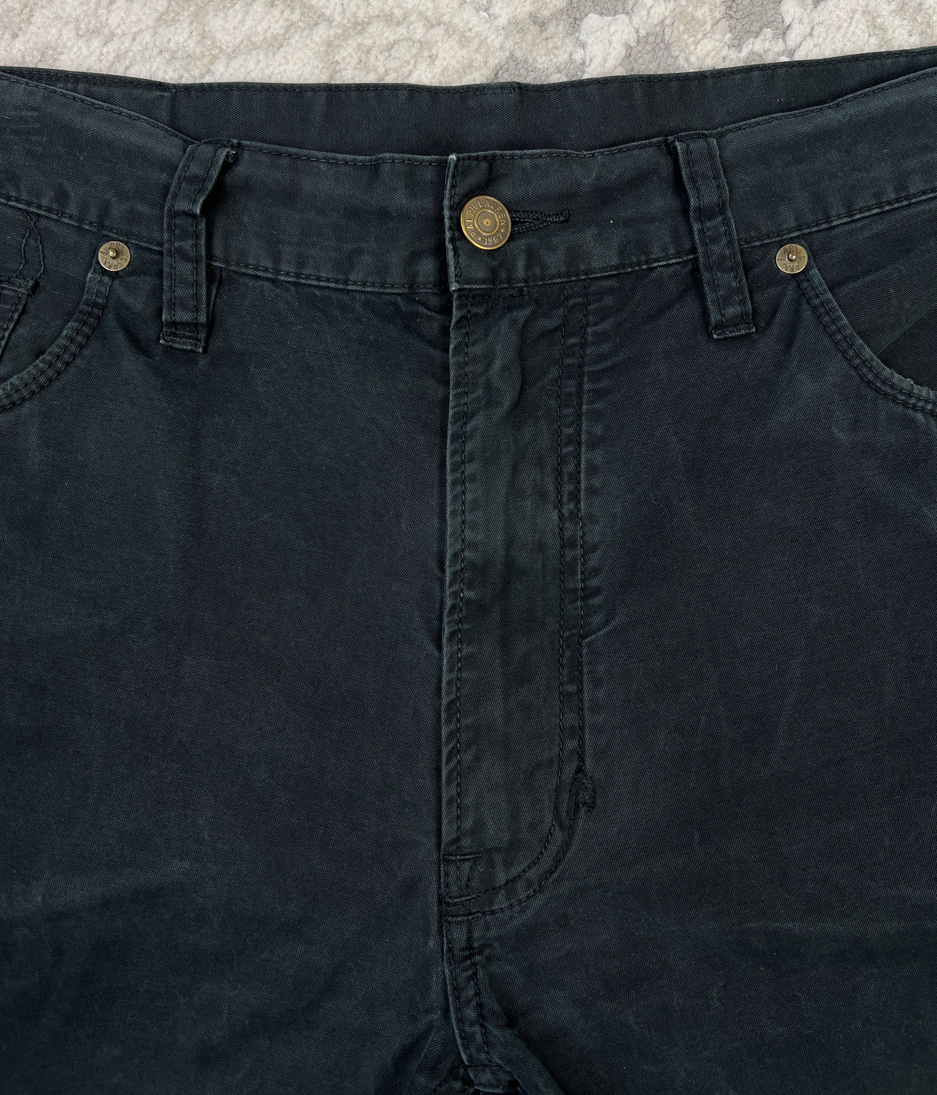 Polo Ralph Lauren Polo Ralph Lauren Pants Trousers Dark Green Washed Effect Size US 36 / EU 52 - 2 Thumbnail