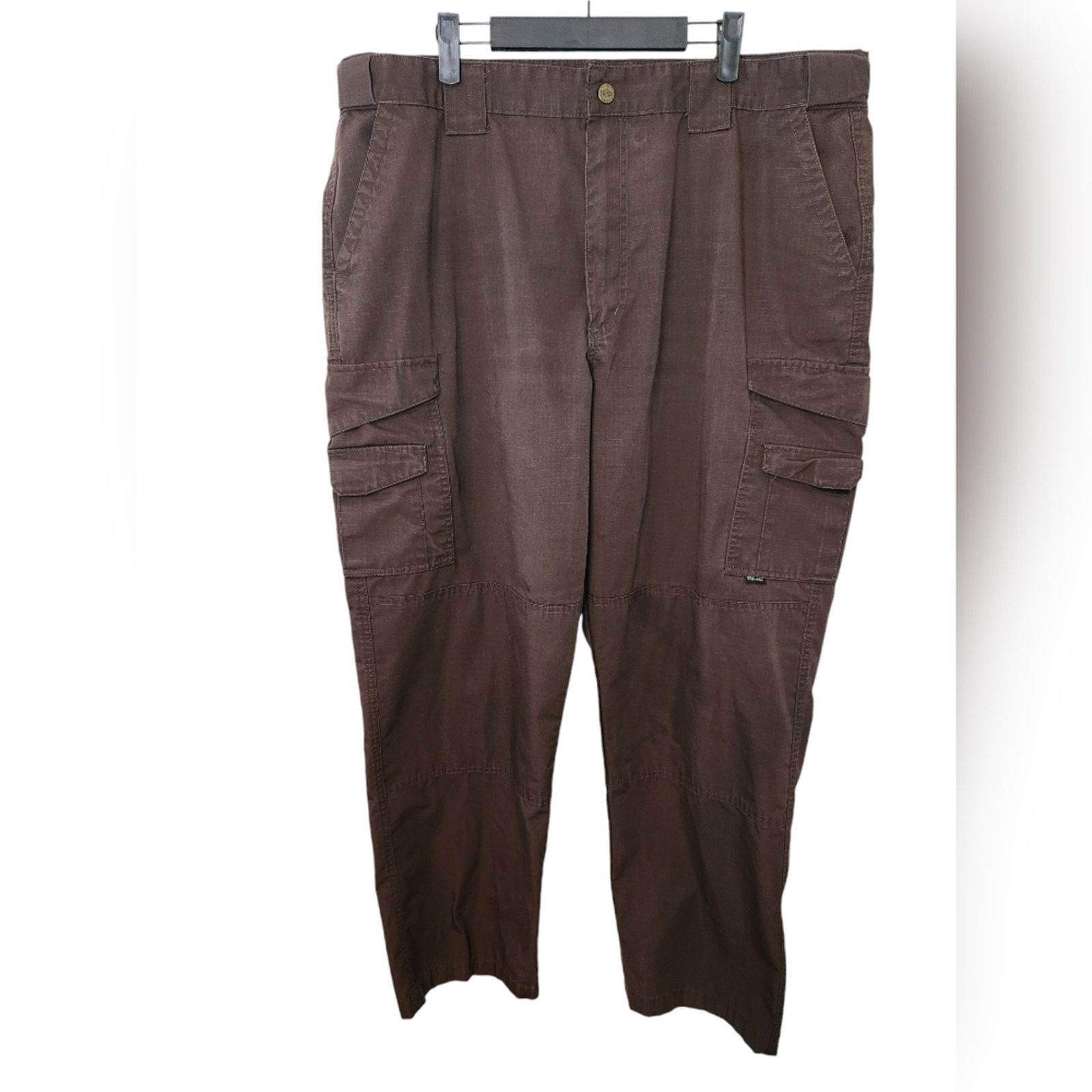 Tru-Spec Tru Spec Mens Utility tactical rip stop Pants brown 42/32 Size US 42 / EU 58 - 5 Thumbnail