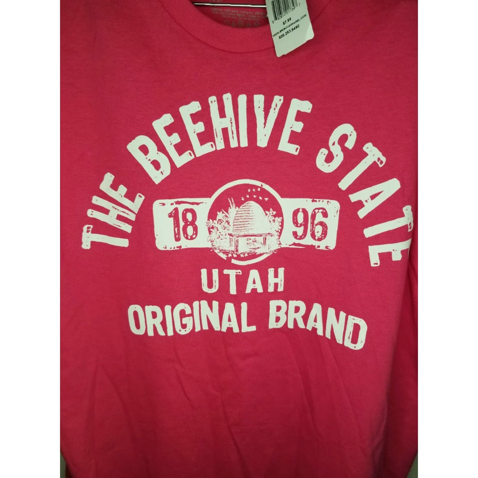 Vintage VINTAGE Classic Teaze The Beehive State T-Shirt Womens Pink XL Beehive State 80s 90s, Utah, Beehive State, Women, T-Shirt Size XL / US 12-14 / IT 48-50 - 3 Thumbnail