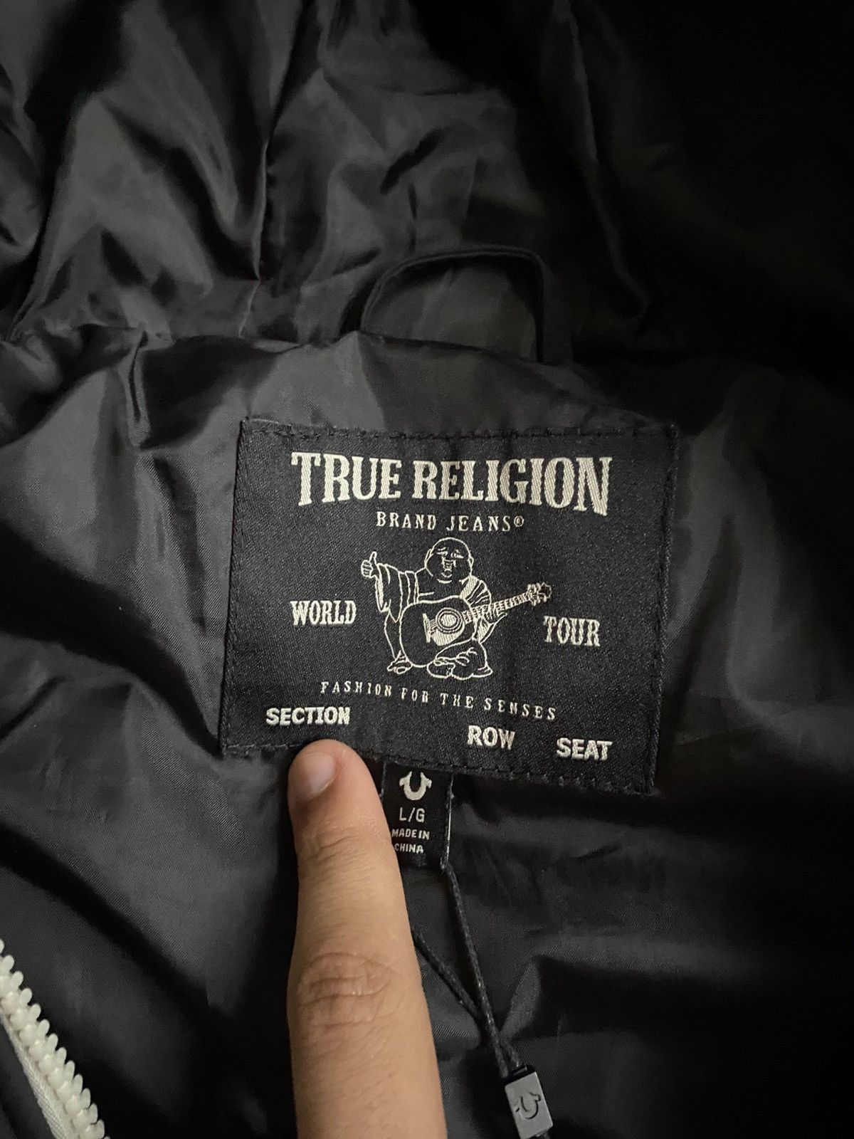 True Religion TRUE RELIGION Panel Puffer Jacket Size US L / EU 52-54 / 3 - 6 Thumbnail