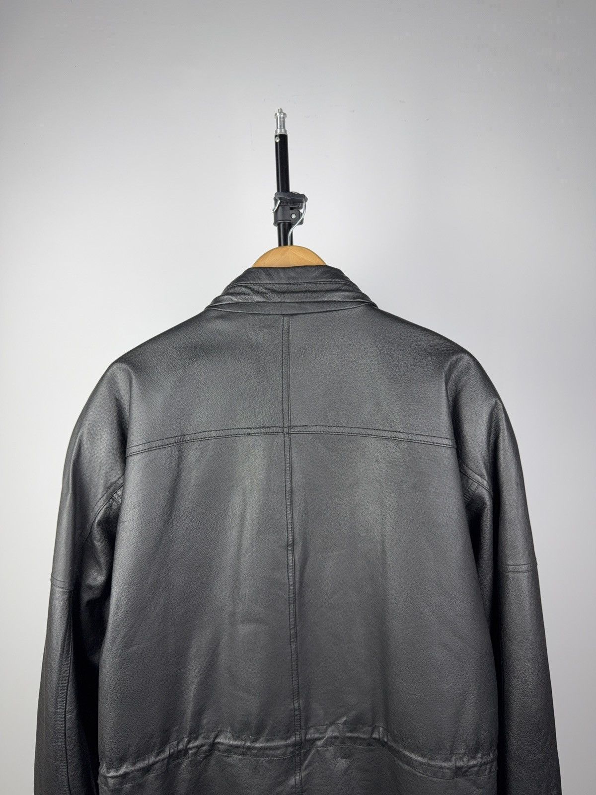 Vintage Vintage 90s Avant Garde Leather Biker MOTO Y2K Jacket Size US M / EU 48-50 / 2 - 7 Thumbnail