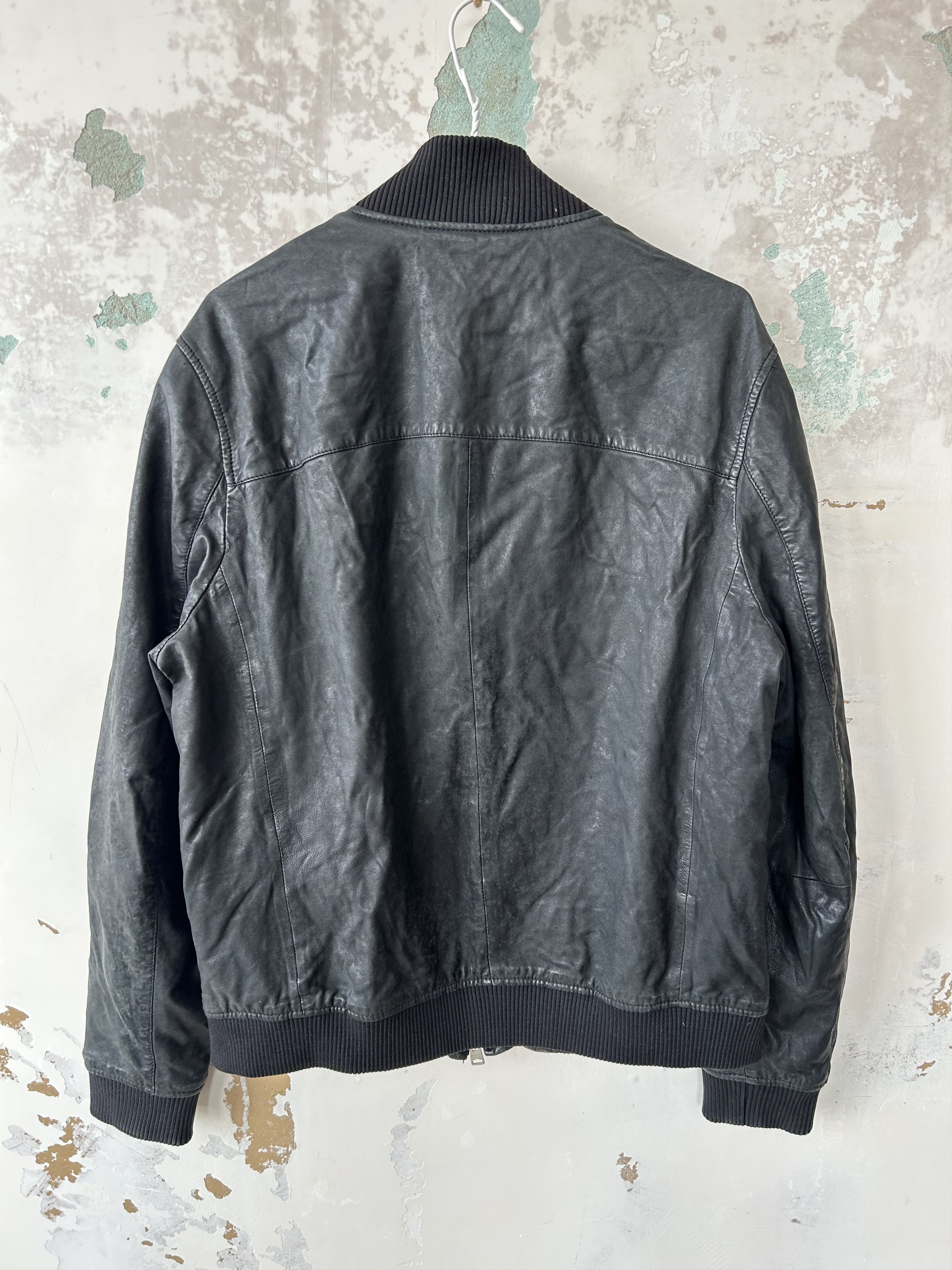 Allsaints Allsaints Phoenix Leather Bomber Jacket Size XL Size US XL / EU 56 / 4 - 7 Thumbnail