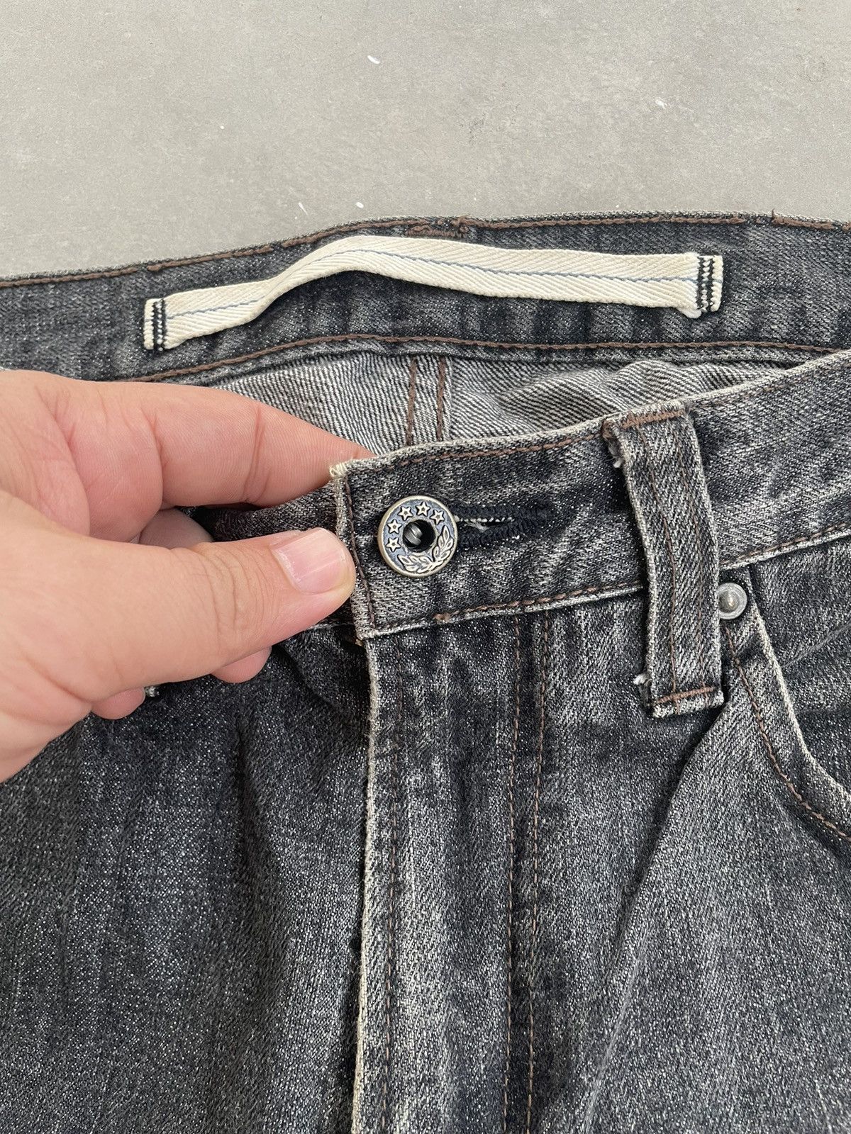 Le Grande Bleu (L.G.B.) × Vintage VINTAGE UNKNOWN BRAND WITH UNIVERSAL USA ZIPPER DESIGNER Size US 32 / EU 48 - 4 Thumbnail
