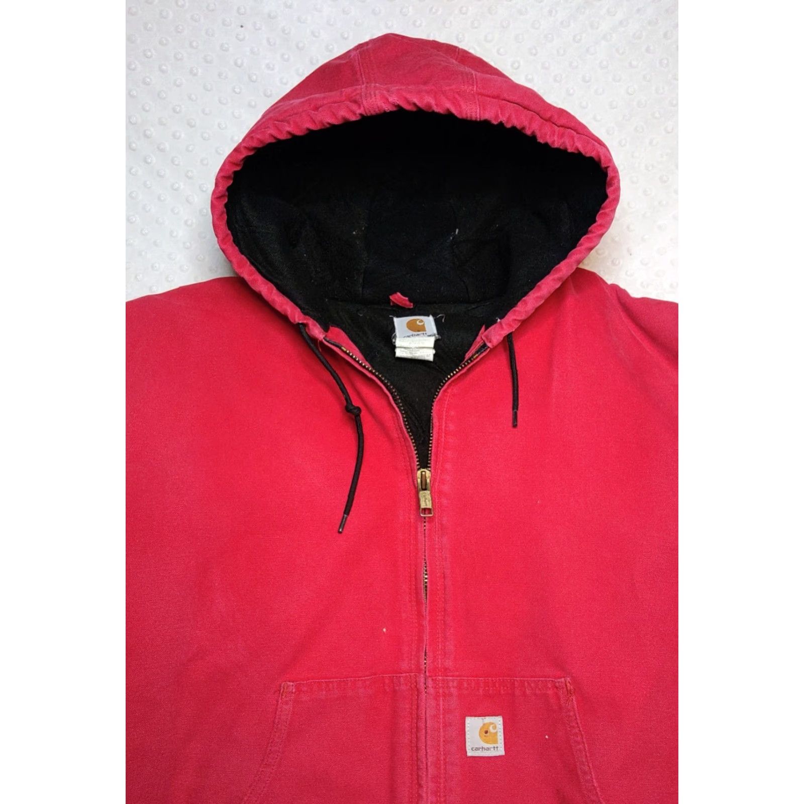 Carhartt VINTAGE Carhartt J140 RED Jacket Mens 3XL Hooded Workwear Union USA Coat Thrash 90s Size US XXL / EU 58 / 5 - 4 Thumbnail