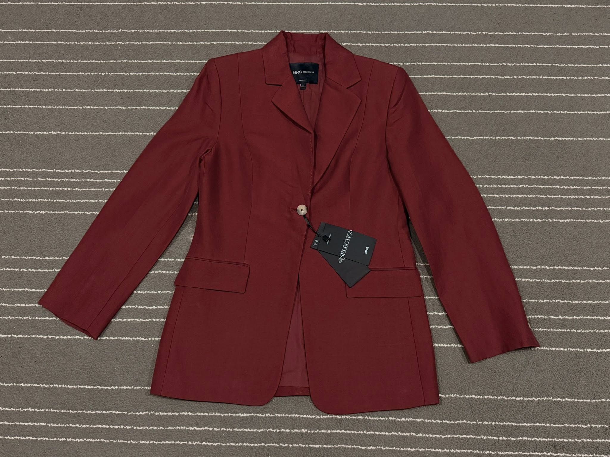 Other MNG SELECTION burgandi women blazer S 2254 Size S / US 4 / IT 40 - 3 Thumbnail