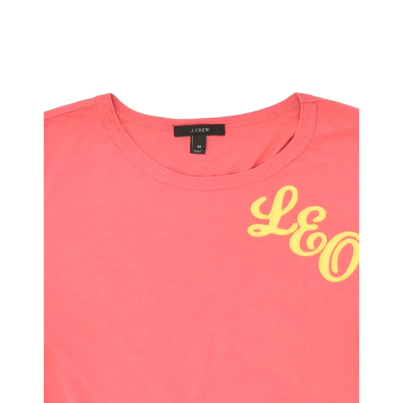 J.Crew J. CREW Womens Graphic T-Shirt Top Medium Pink UK 14 Size M / US 6-8 / IT 42-44 - 4 Thumbnail