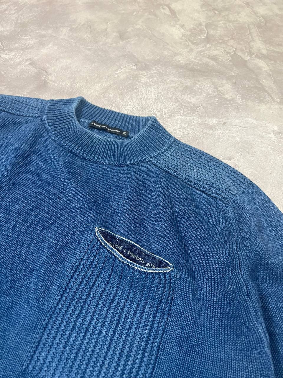 Japanese Brand × Marithe + Francois Girbaud Vintage Distressed Knit Sweater MFG Size US M / EU 48-50 / 2 - 4 Thumbnail
