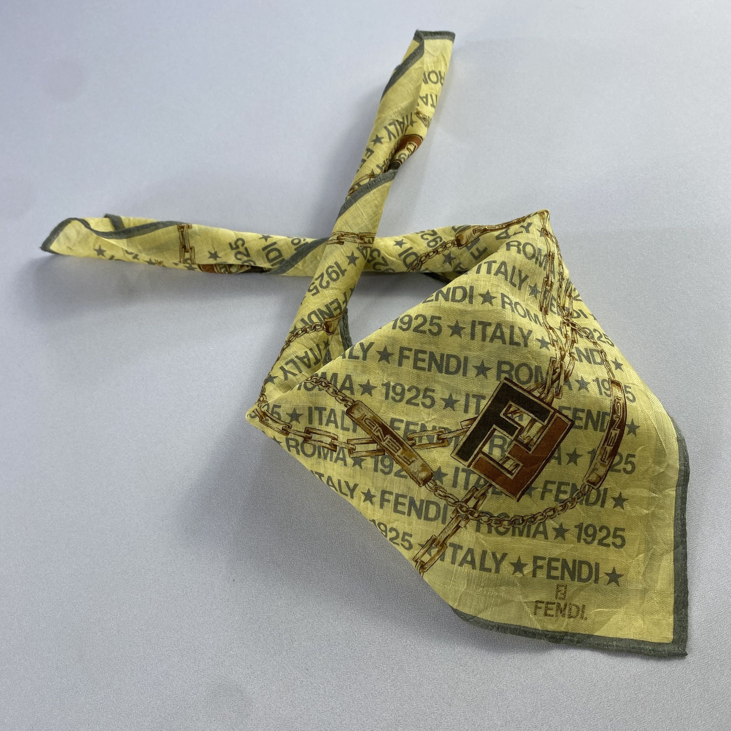 Vintage Fendi Bandana/ Handkerchief / Neckerchief Size ONE SIZE - 2 Thumbnail