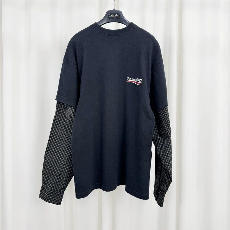Balenciaga Balenciaga size 1 Embroidered cola fake two long sleeves Size US XS / EU 42 / 0 - 1 Thumbnail