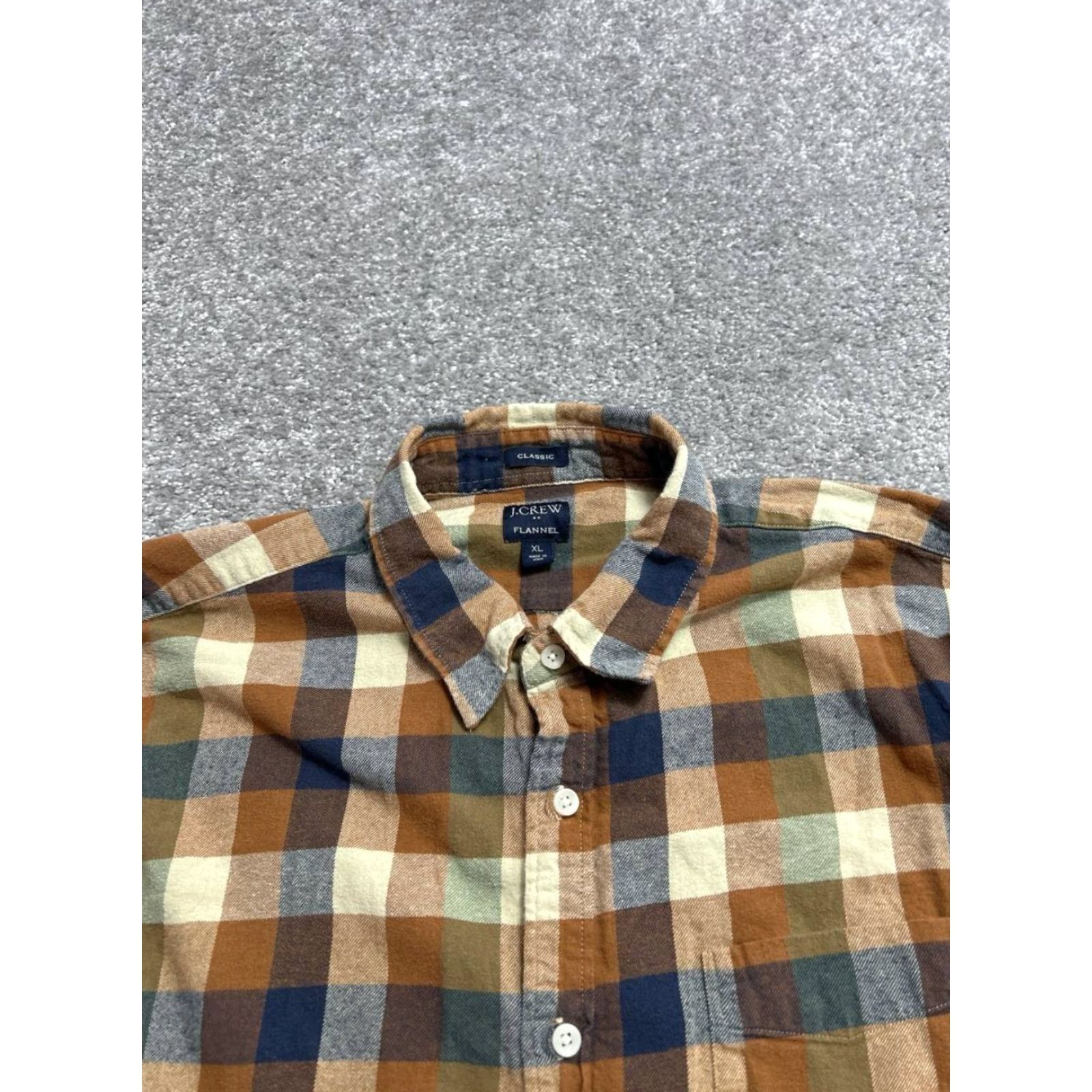 J.Crew J.CREW Shirt Mens XL Multicolor Plaid Cotton Flannel Button-Up Casual Size US XL / EU 56 / 4 - 3 Thumbnail