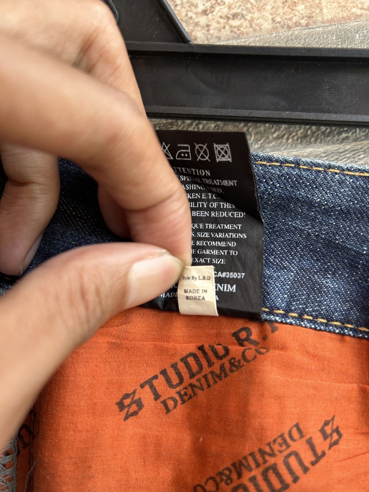 If Six Was Nine 90s Studio RP Faded Flared Bootcut Denim Pants Lgb Style Size US 26 / EU 42 - 19 Thumbnail