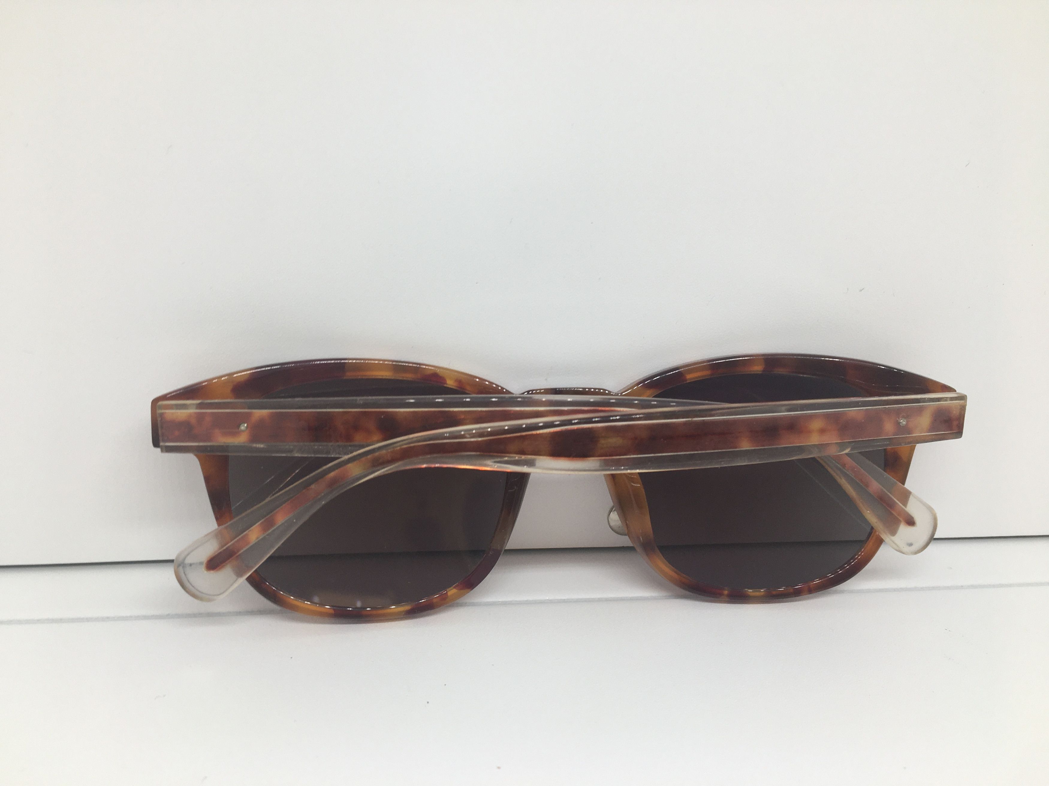 Vintage Vintage Handmade Tortoise Sunglasses Frame Size ONE SIZE - 9 Thumbnail