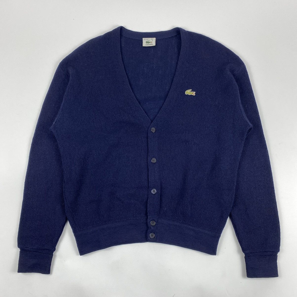Lacoste Lacoste vintage cardigan sweater knitted Size US M / EU 48-50 / 2 - 1 Thumbnail