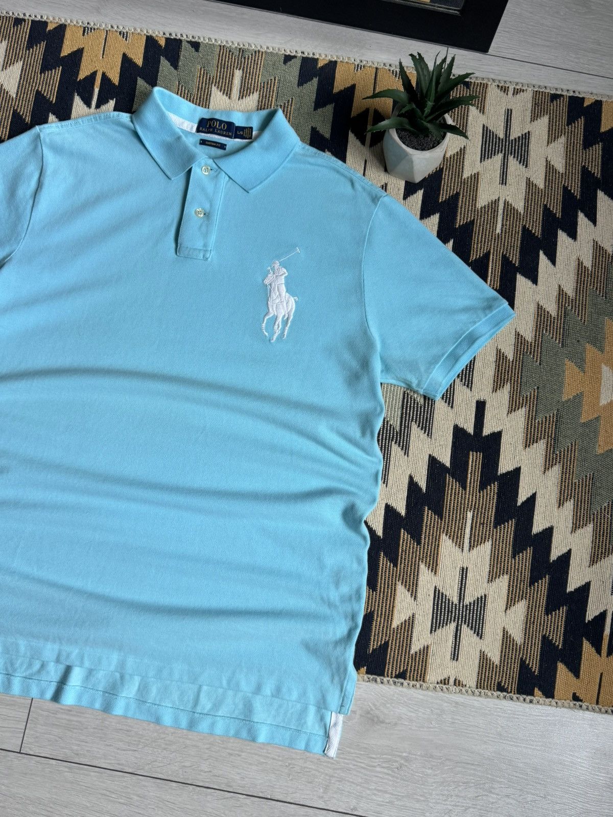 Polo Ralph Lauren Vintage Polo Ralph Lauren Big Pony #3 T-shirt Size US L / EU 52-54 / 3 - 3 Thumbnail