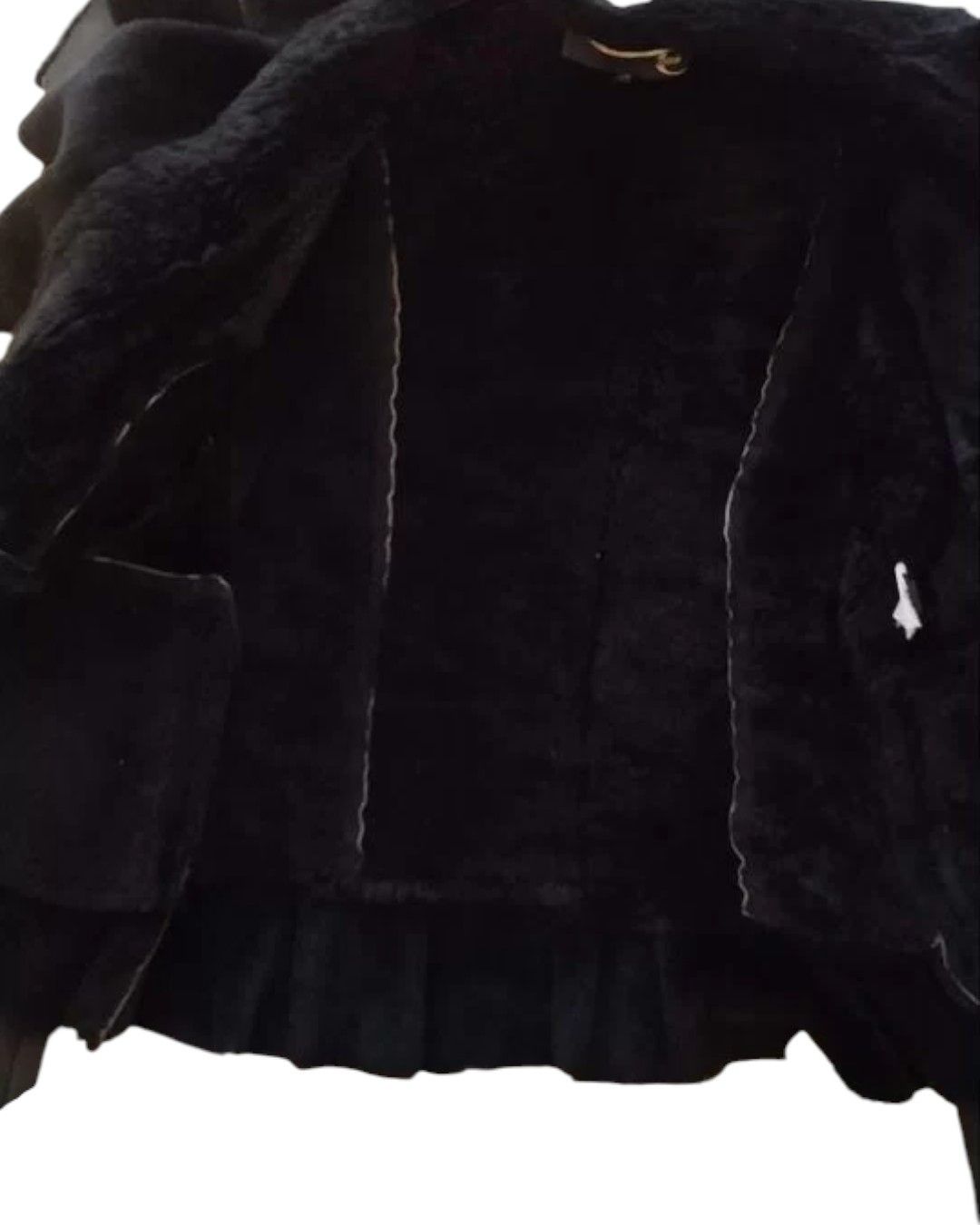 Roberto Cavalli HUGE COLLAR SHEARLING LEATHER JACKET Size L / US 10 / IT 46 - 4 Thumbnail