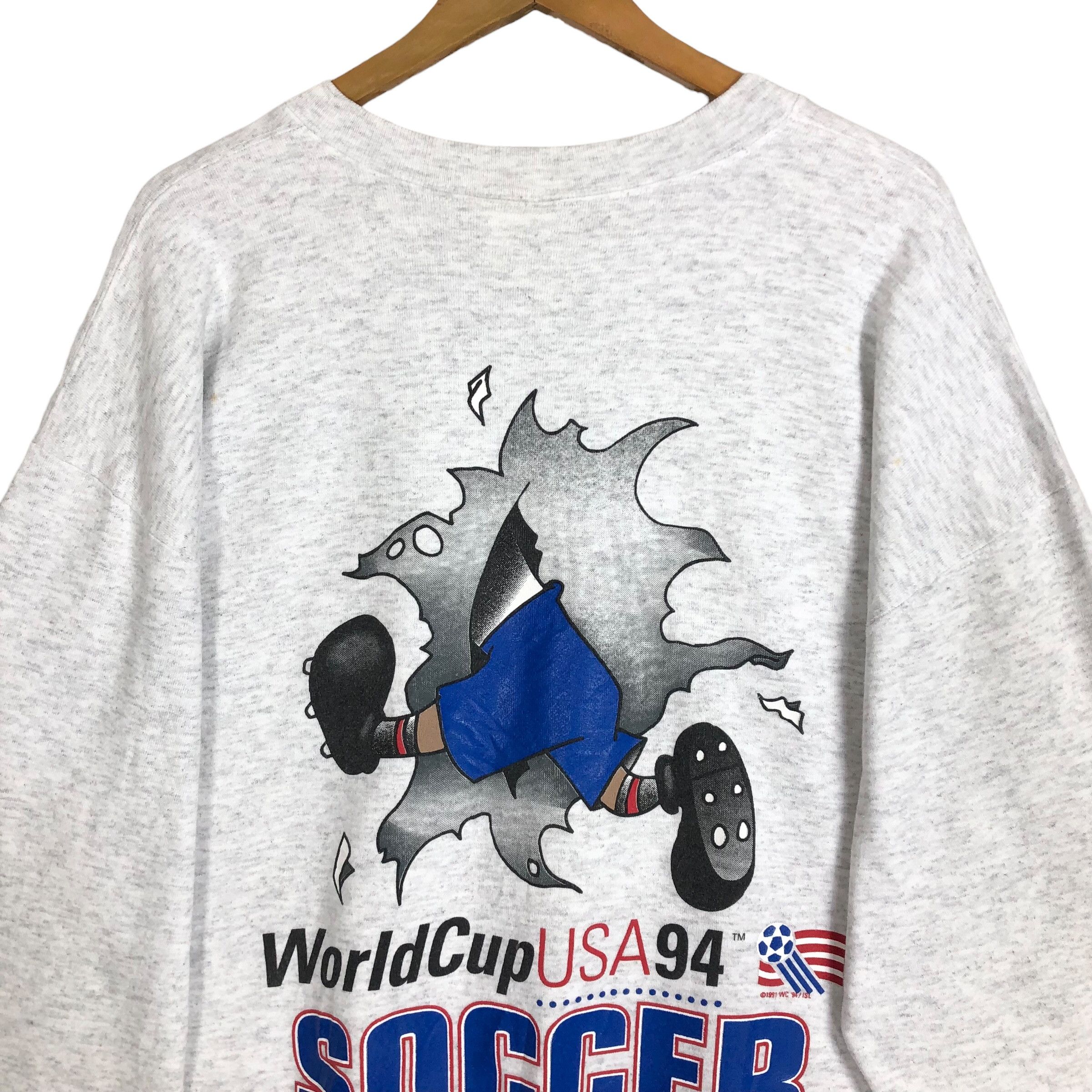 Nutmeg Vintage Los Angeles World Cup USA 94 Crewneck Sweatshirt Size US XL / EU 56 / 4 - 9 Thumbnail