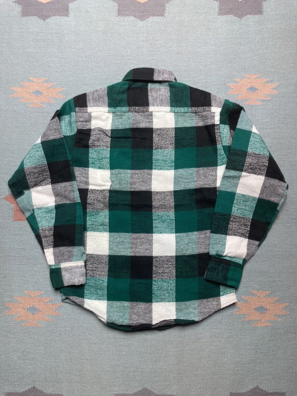 Vintage 70s flannel shirt Mr Leggs woven cotton plaid boy 18 adult S Size US S / EU 44-46 / 1 - 5 Thumbnail