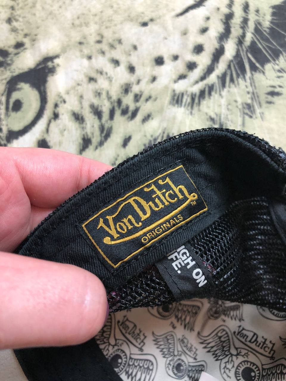 Von Dutch Von Dutch Boston Oval Patch Trucker Baseball Cap Size ONE SIZE - 2 Thumbnail