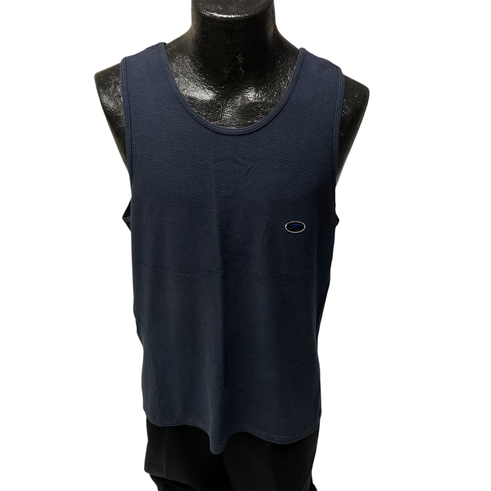 Speedo Vtg Speedo SURFER Tank Top SPELL OUT Logo Muscle Shirt Size US M / EU 48-50 / 2 - 2 Thumbnail