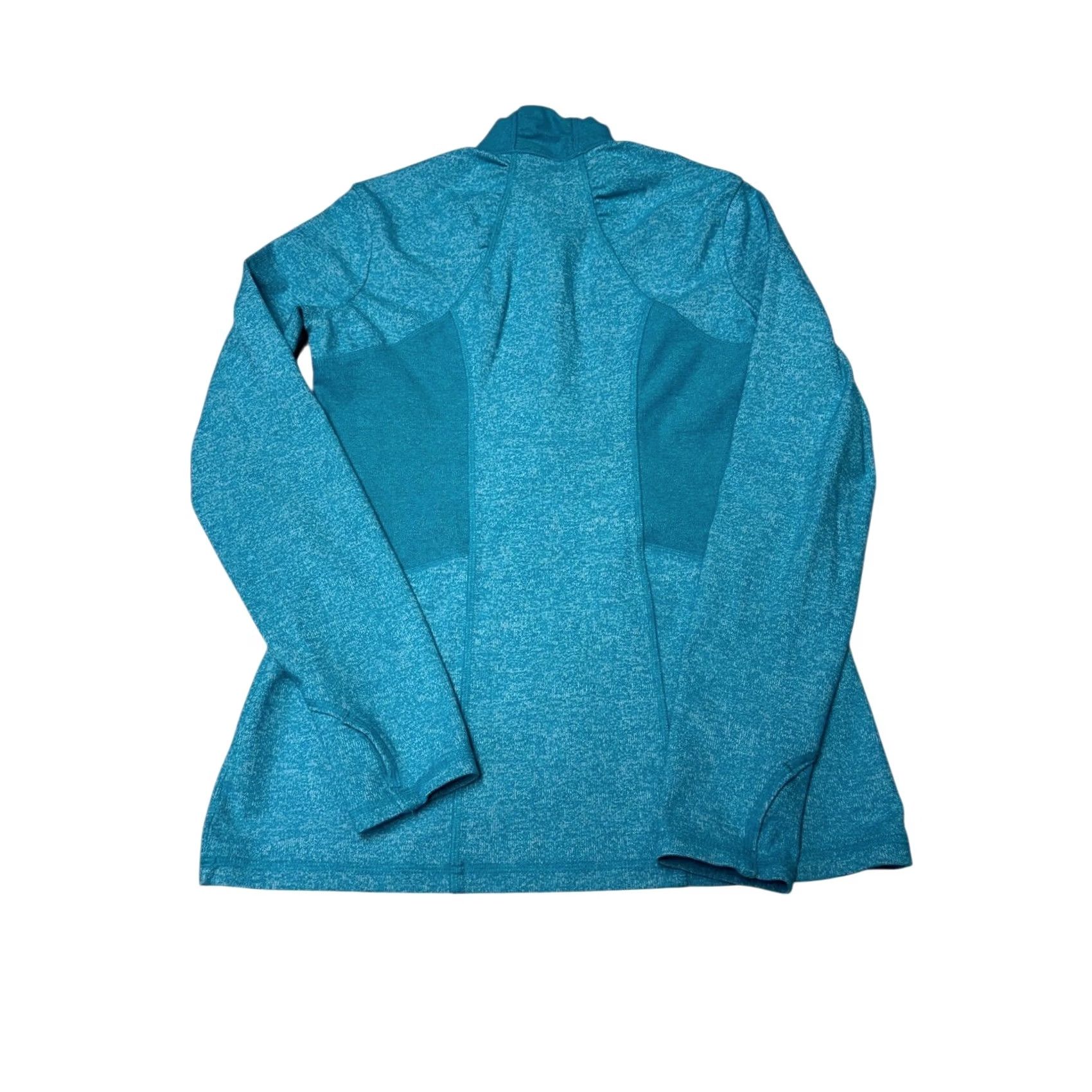 Athleta Athleta Pullover Top XS Teal Heathered Quarter Zip Athletic Size XS / US 0-2 / IT 36-38 - 4 Thumbnail
