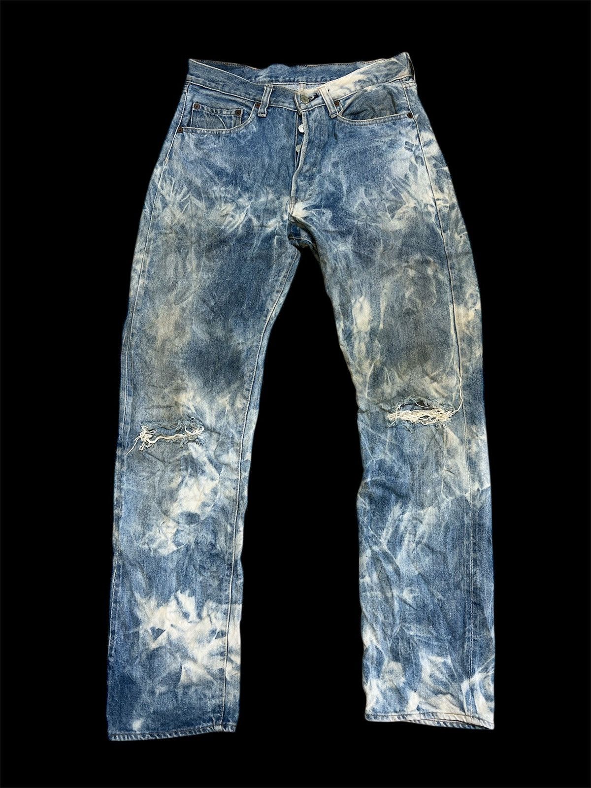 Levi's Vintage Clothing Vintage Levis 70s 80s bleach wash Stamp button 6 Size US 30 / EU 46 - 1 Thumbnail