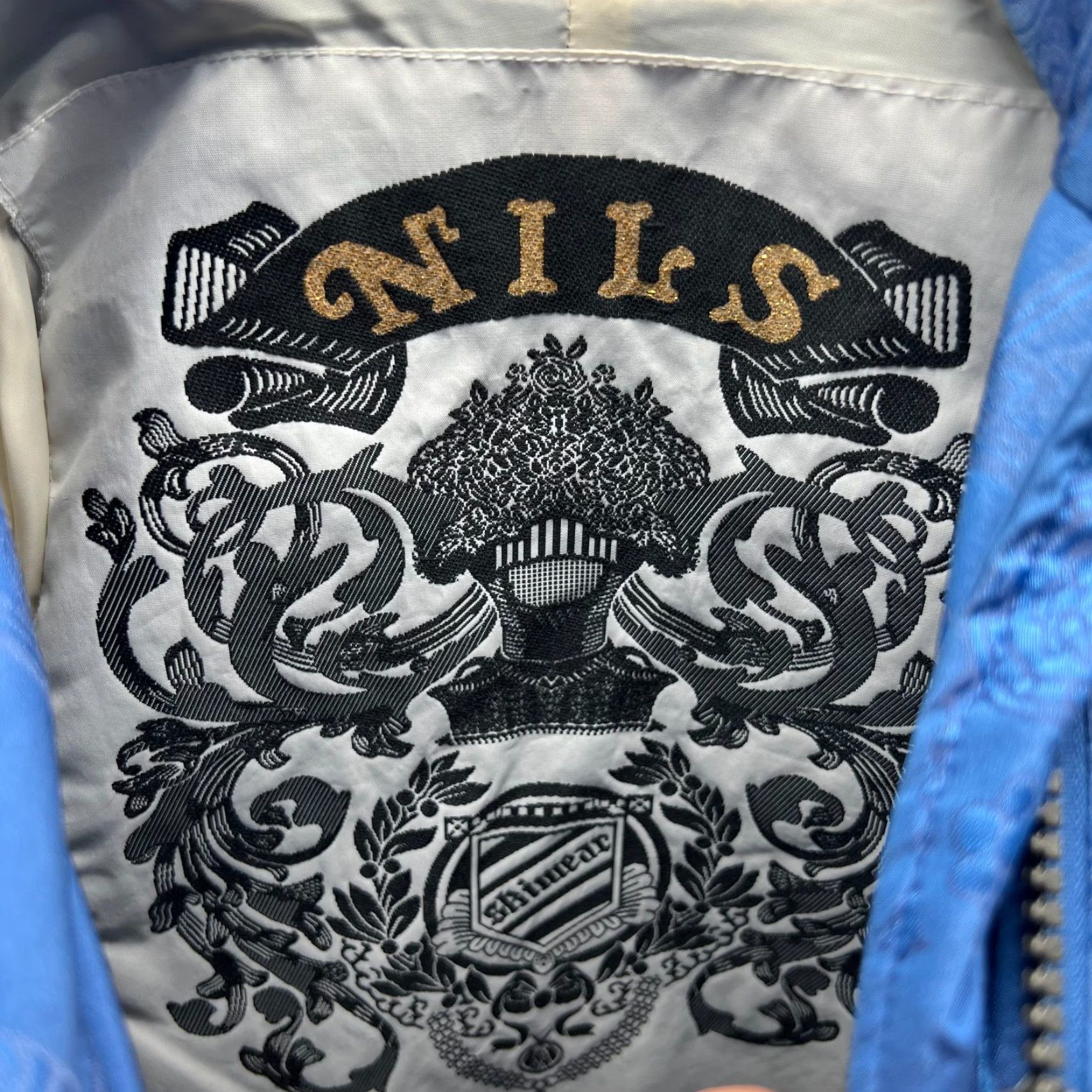 Vintage VINTAGE Nils Jacket Womens Medium Blue Asymmetrical Zip Windbreaker Crop 80s Ski Size M / US 6-8 / IT 42-44 - 6 Thumbnail