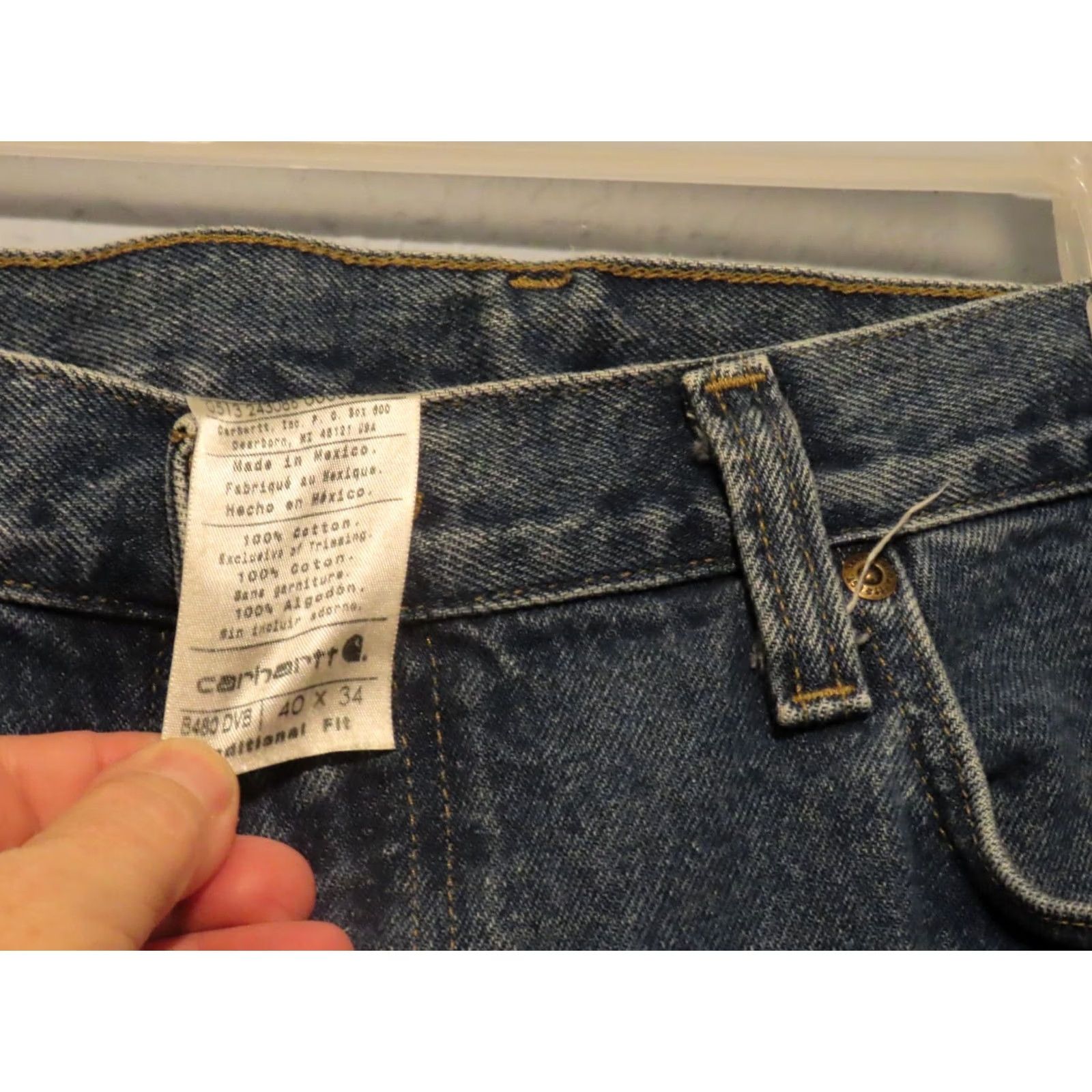 Carhartt Carhartt Jeans 40x34 Traditional Fit 5 Pocket Denim Read Description Size US 40 / EU 56 - 2 Thumbnail