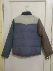 Japanese Brand Corisco Japan Colourblock Quilted Jacket Size US M / EU 48-50 / 2 - 2 Thumbnail