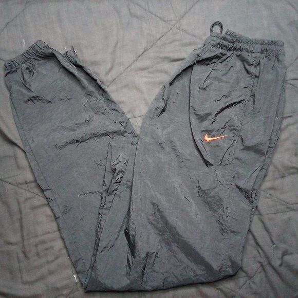 Nike × Vintage Vintage 90s Nike Wind Pants Joggers Trainers Track Size US 30 / EU 46 - 1 Thumbnail
