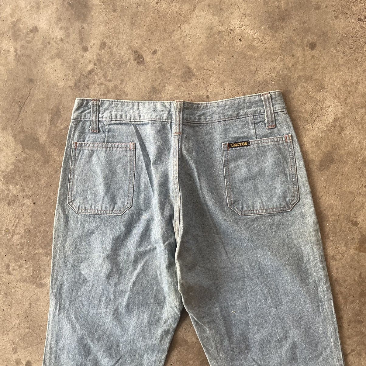 Japanese Brand Vintage Cactus Super Flare Punk LGB Style Jeans Size US 30 / EU 46 - 4 Thumbnail