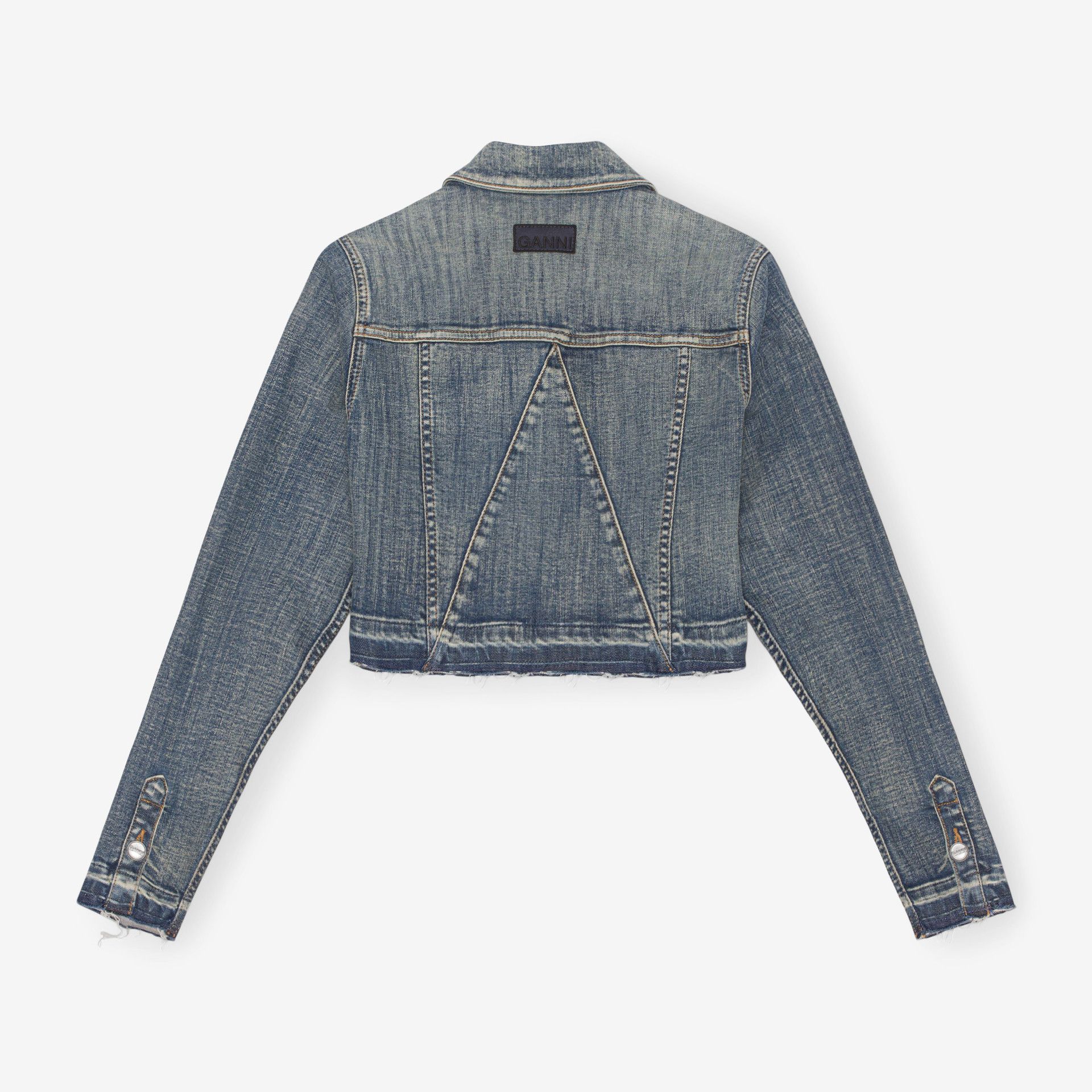 Tint Edge Denim Cropped Jacket